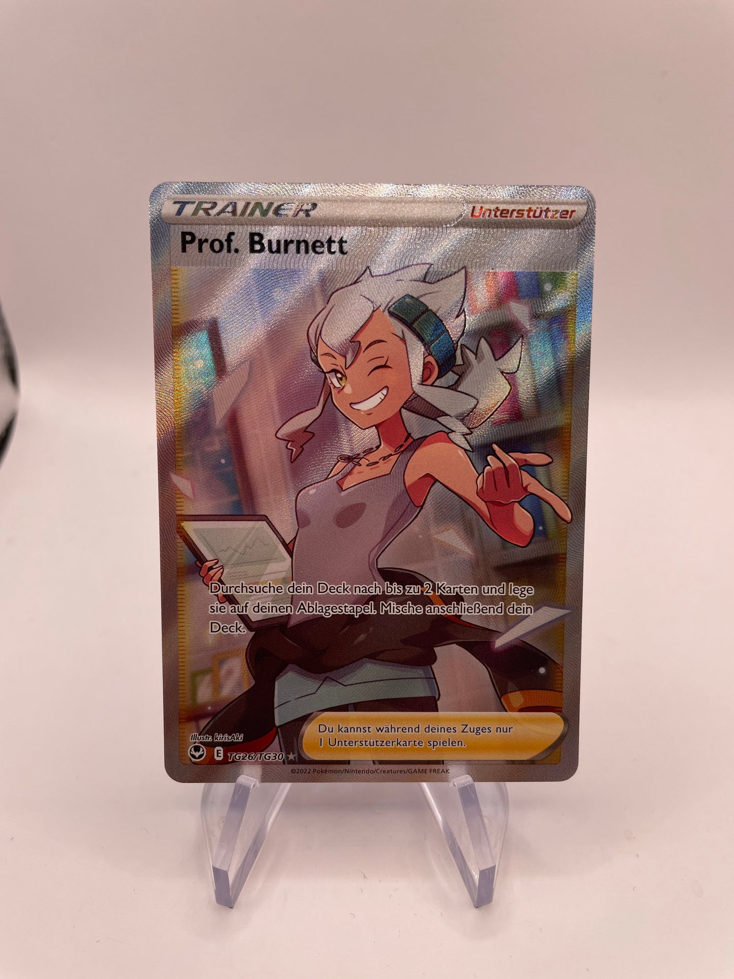 Pokemon Karte Trainer Prof. Burkert TG26/TG30 Deutsch