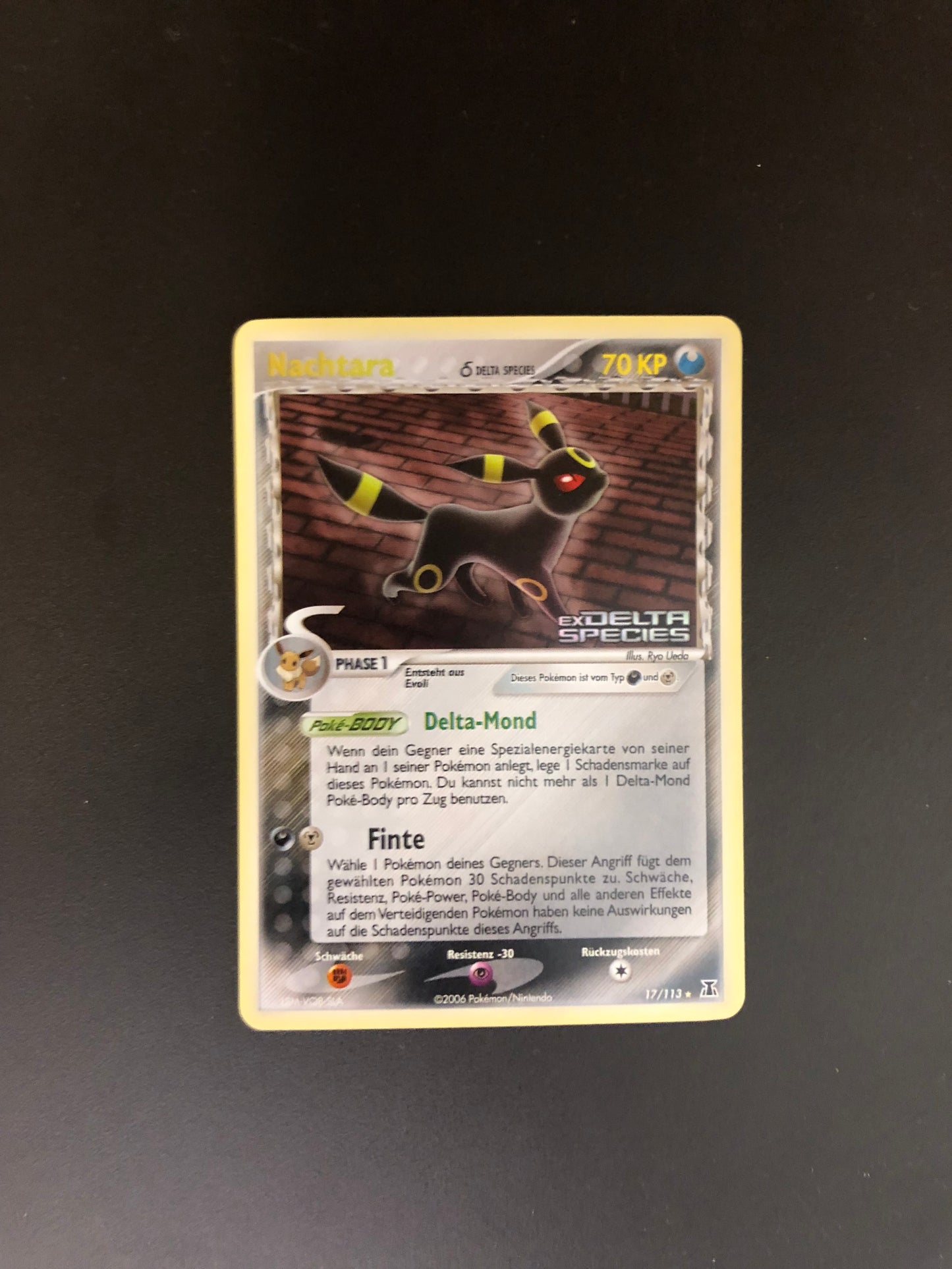 Pokemon Karten Delta Species Stamp Nachtara 17/113 Deutsch