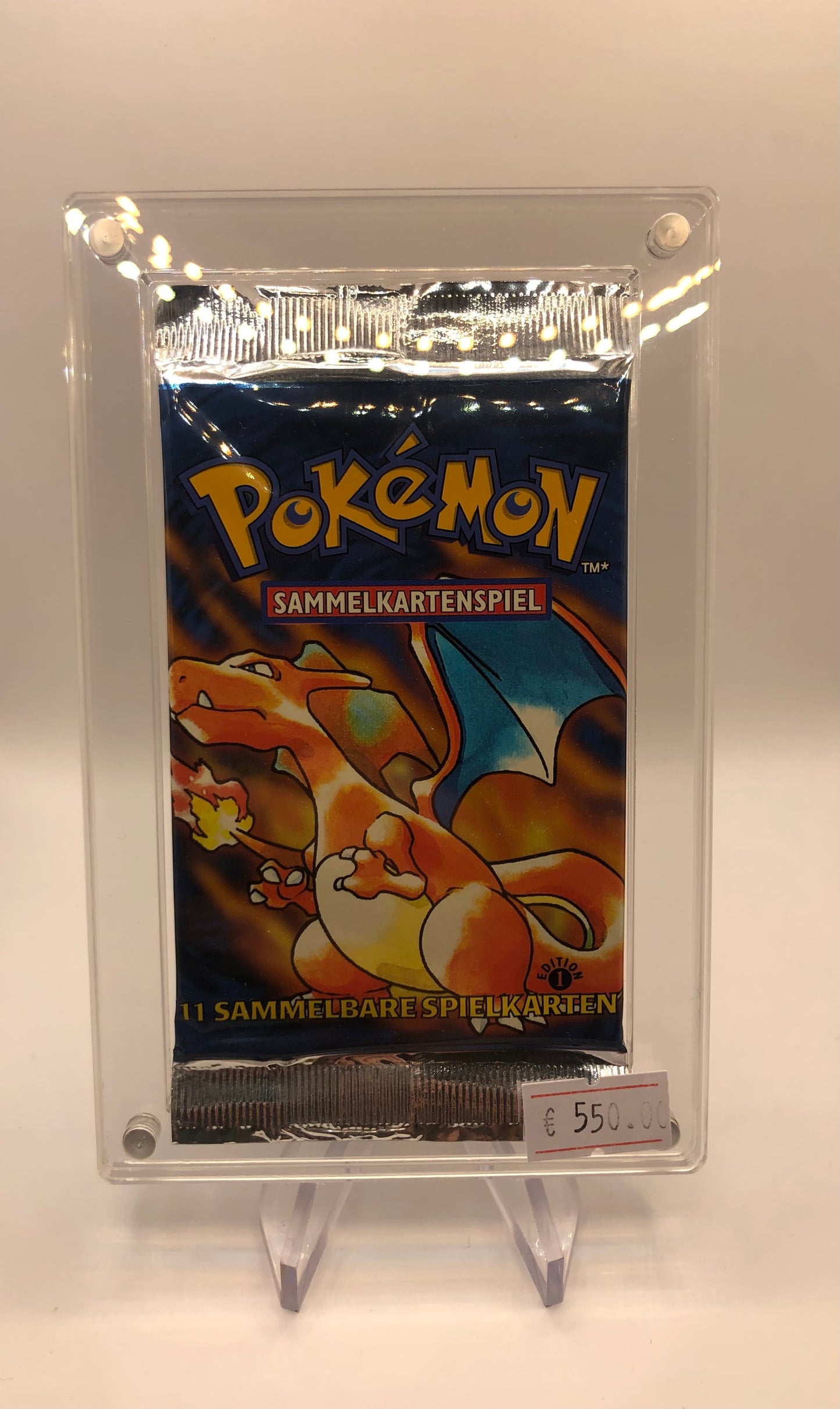 Pokemon Karte 1.Edition Booster Deutsch