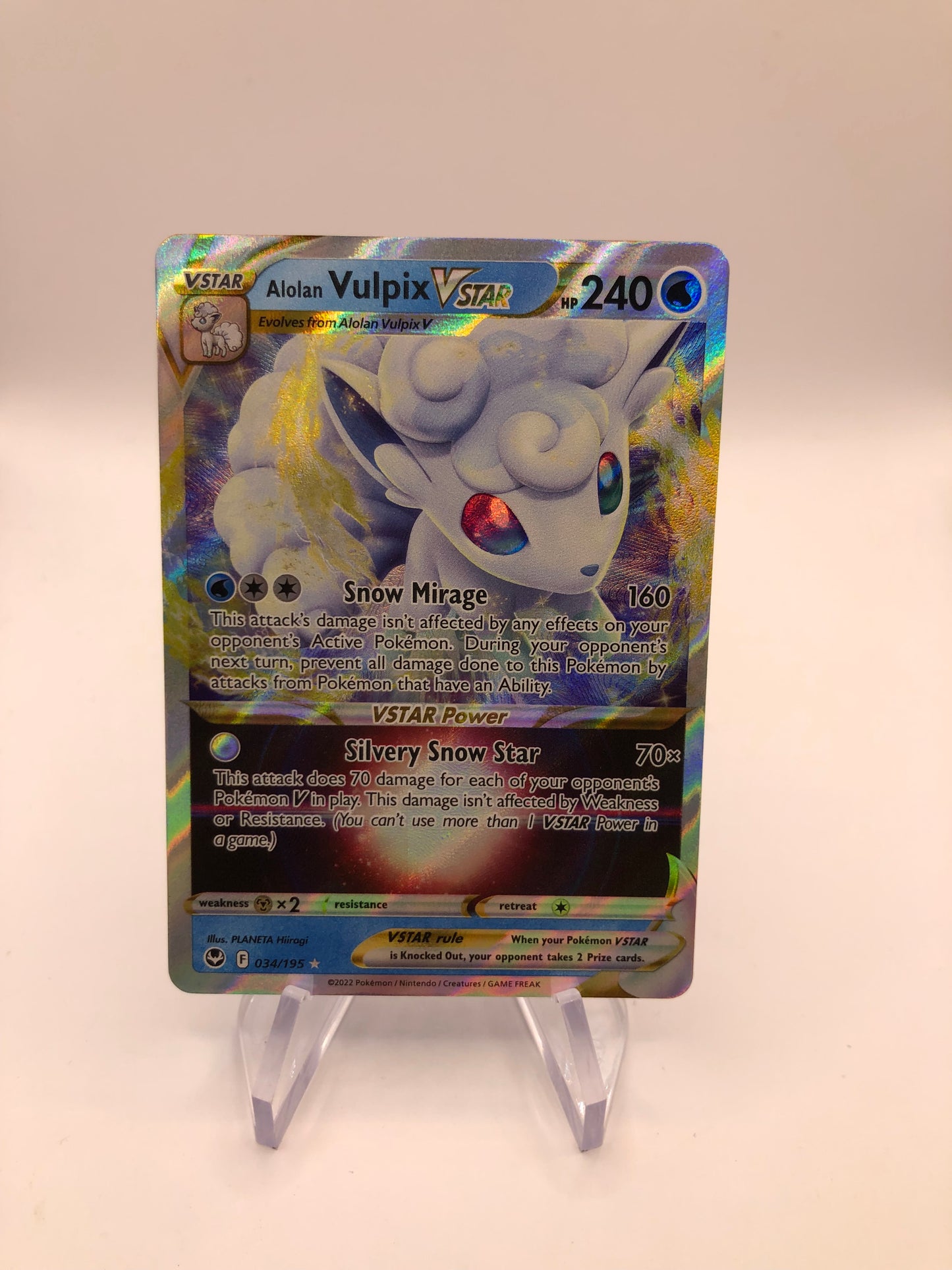 Pokemon Karte Vstar Vulpix 34/195 Deutsch