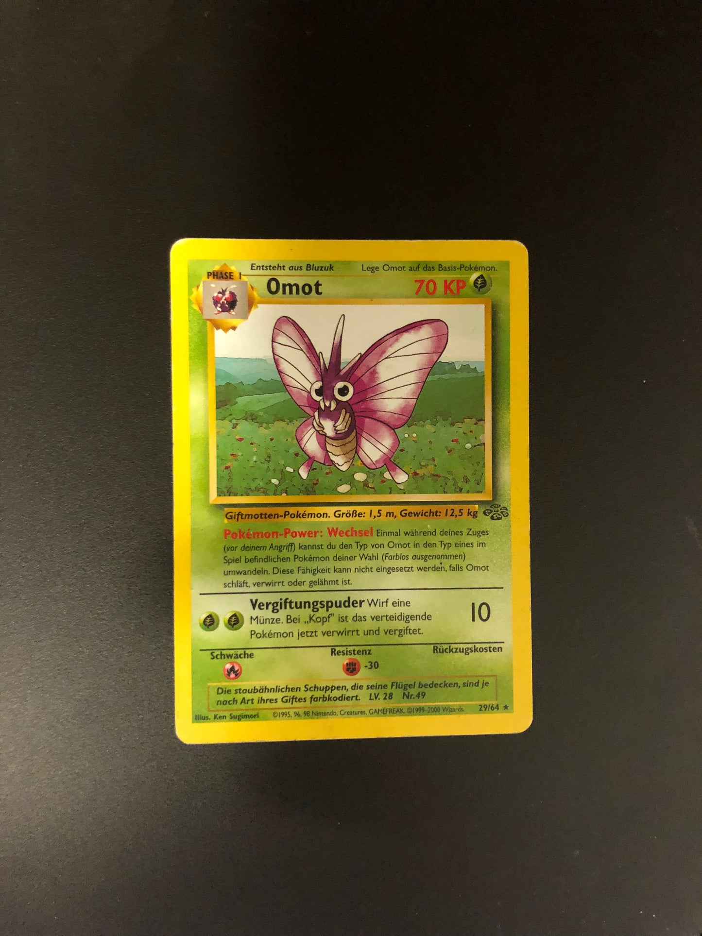 Pokemon Karte Fossil Omot 29/64 Deutsch