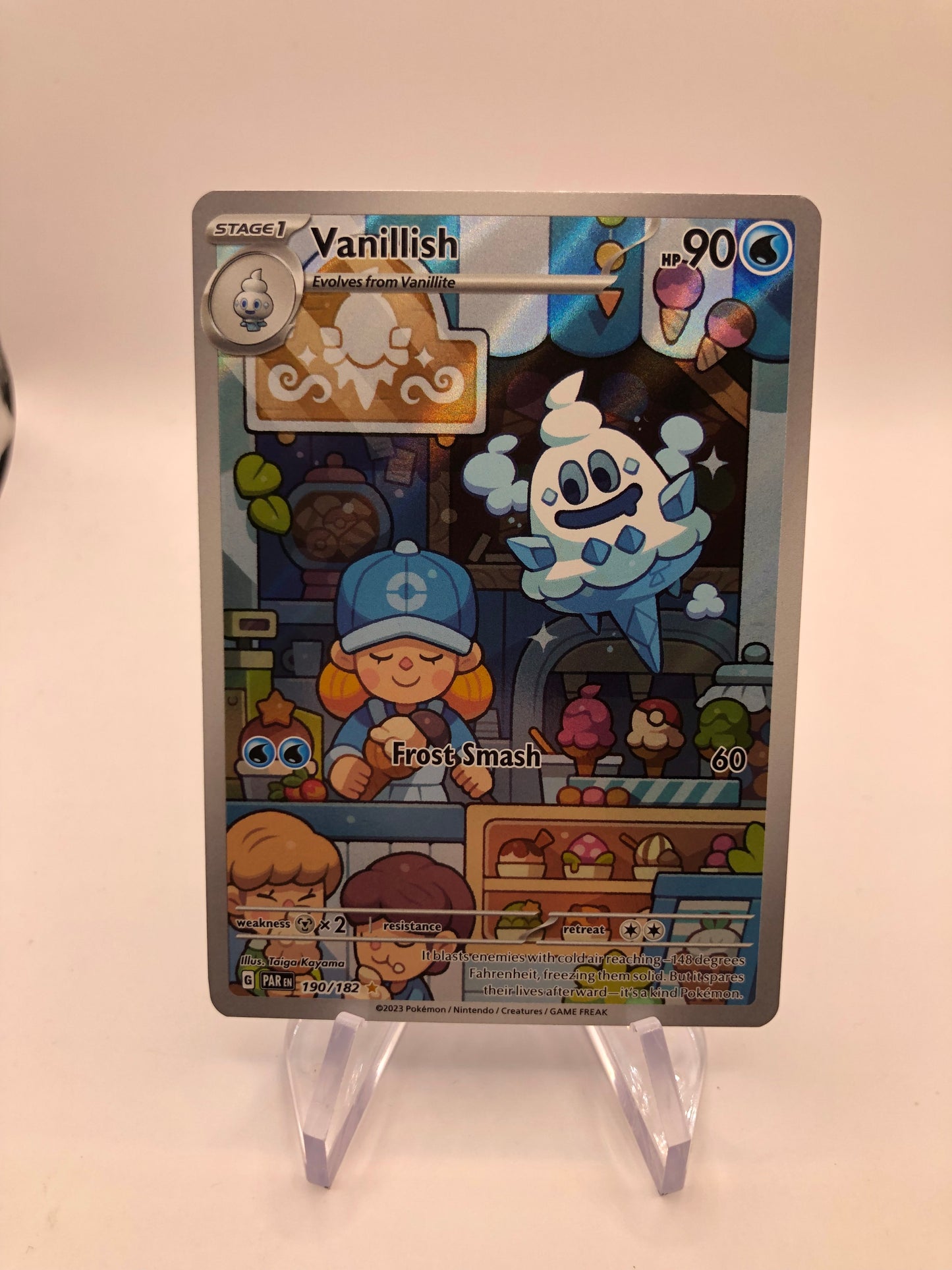 Pokemon Karte Art-Rare Vanillish 190/182 Deutsch