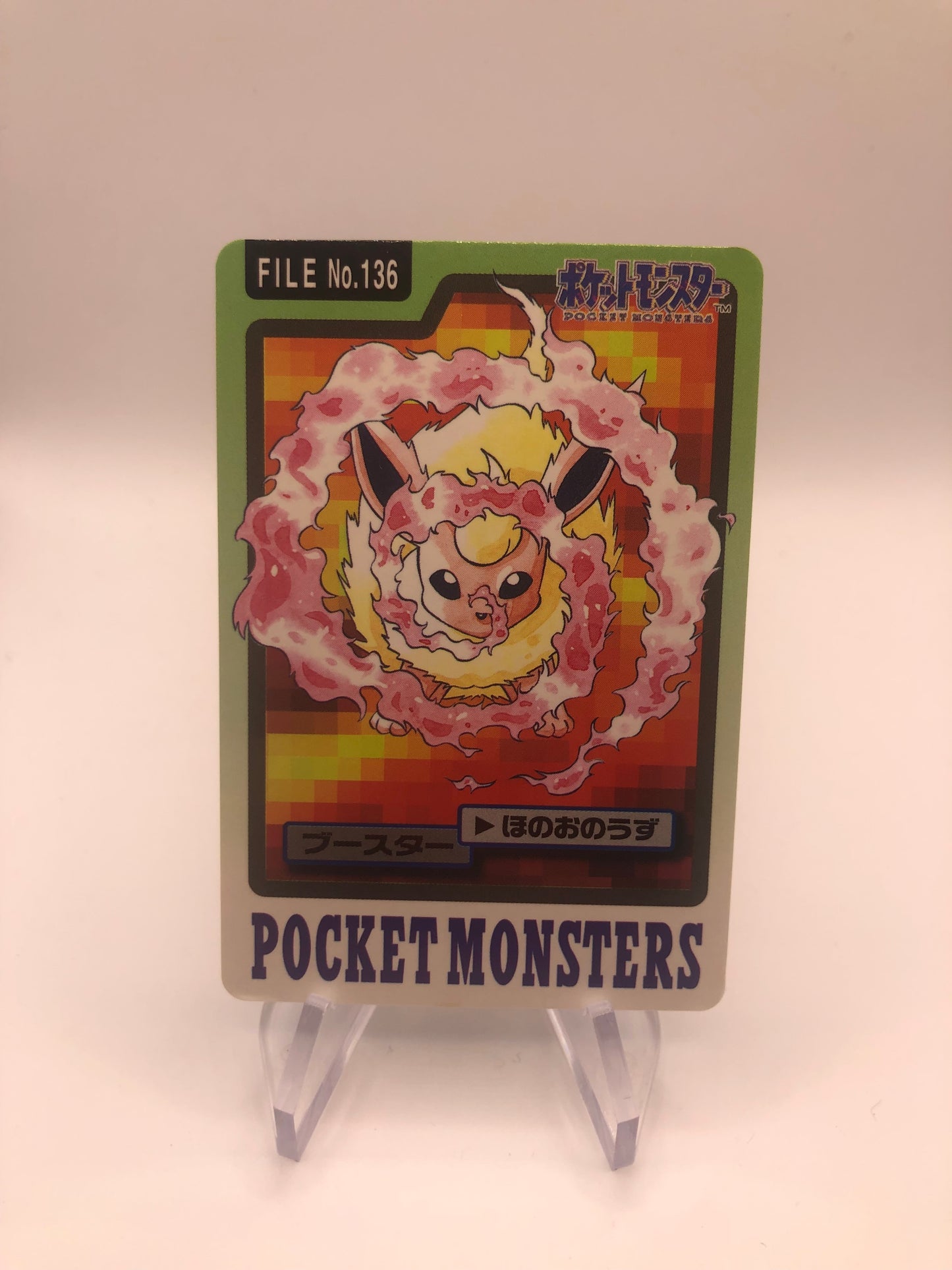 Pocket Monsters Flamara No.136 Japanisch