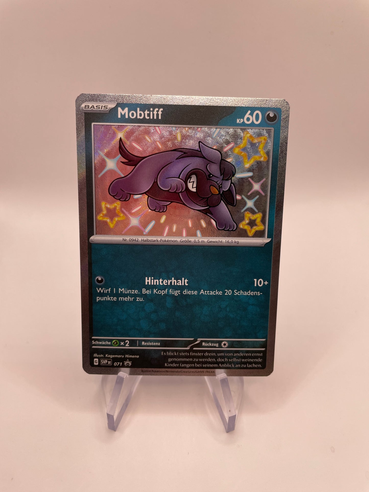 Pokemon Karte Shiny Promo Mobtiff 71 Deutsch