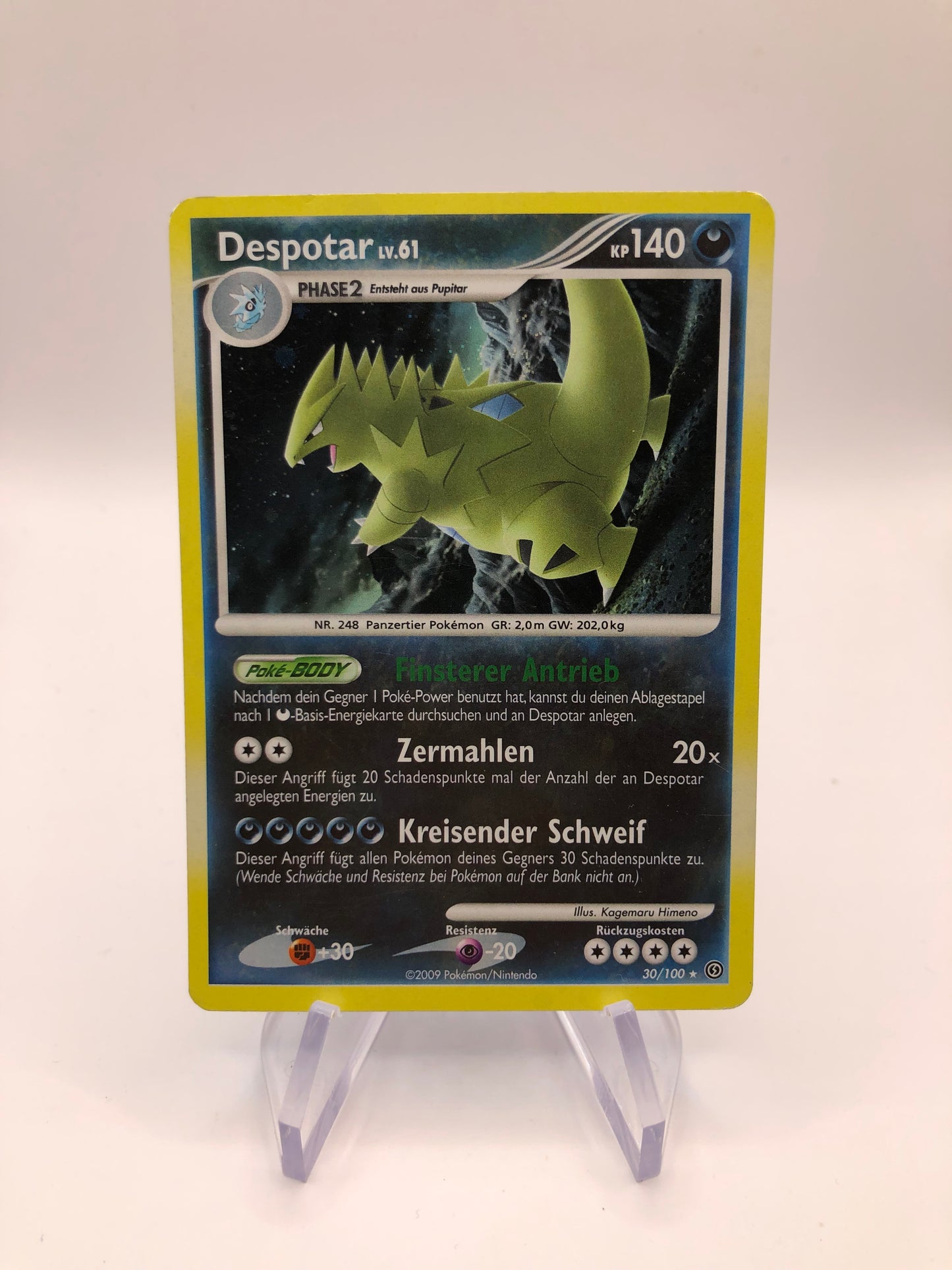 Pokemon Karte Holo Despotar 30/100 Deutsch