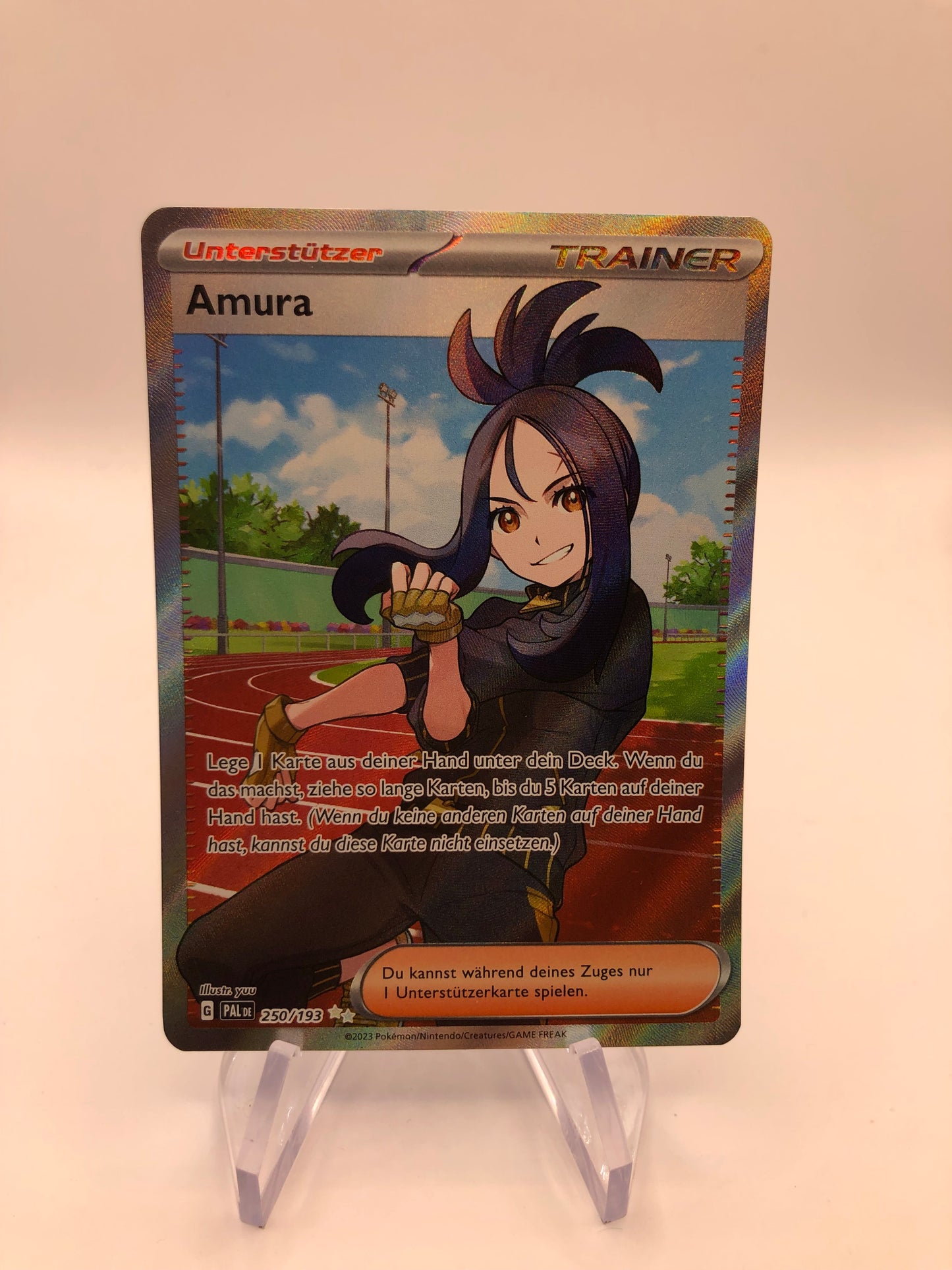 Pokemon Karte Trainer Amura 250/193 Deutsch