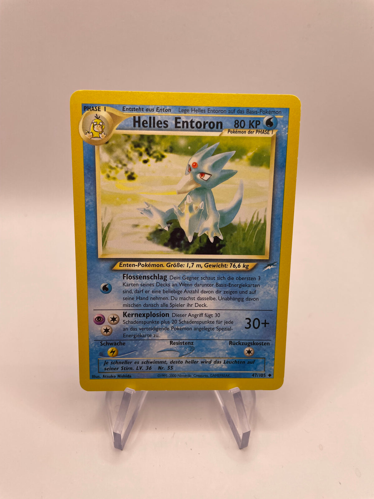 Pokemon Karte Neo Destiny Helles Entoron 47/105 Deutsch