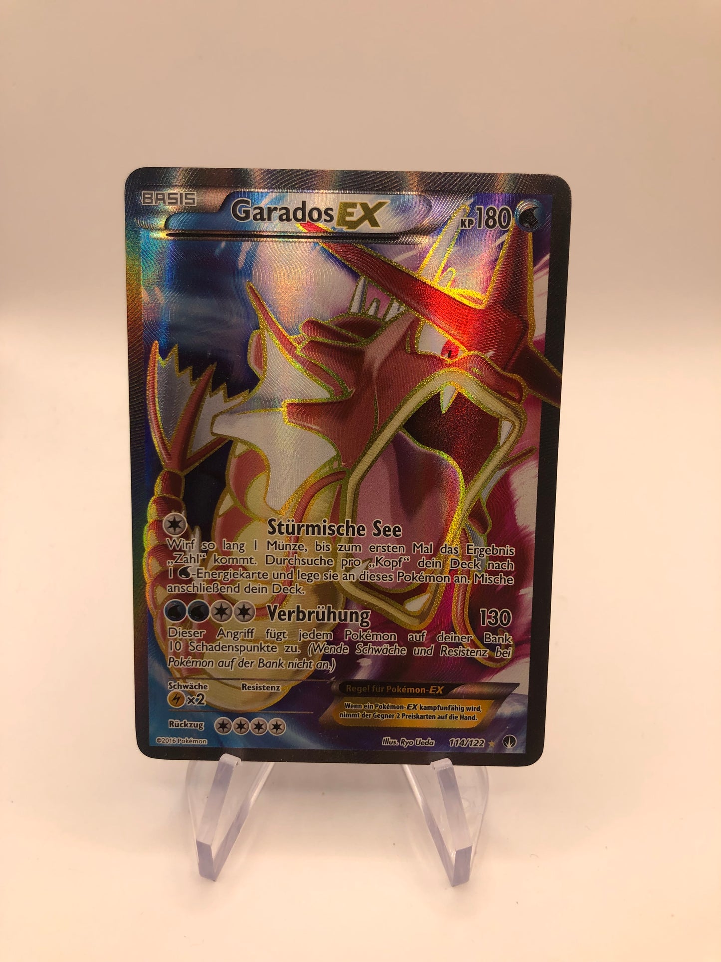 Pokemon Karten Ex Shiny Garados 114/122 Deutsch