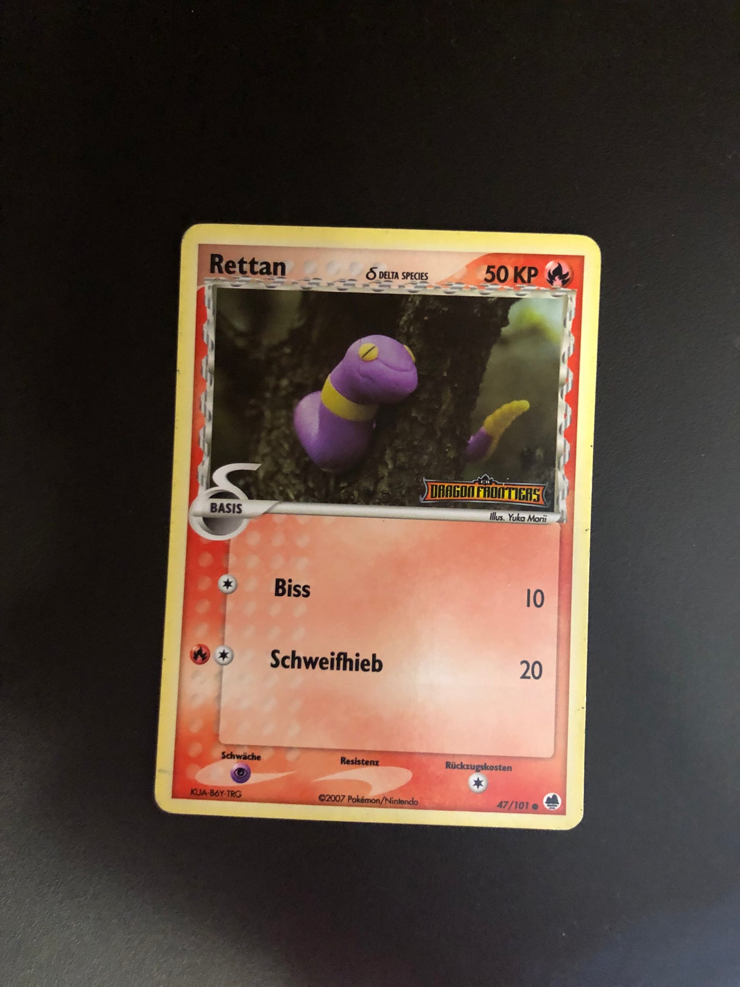 Pokemon Karte Stamp Rettan 47/101 Deutsch