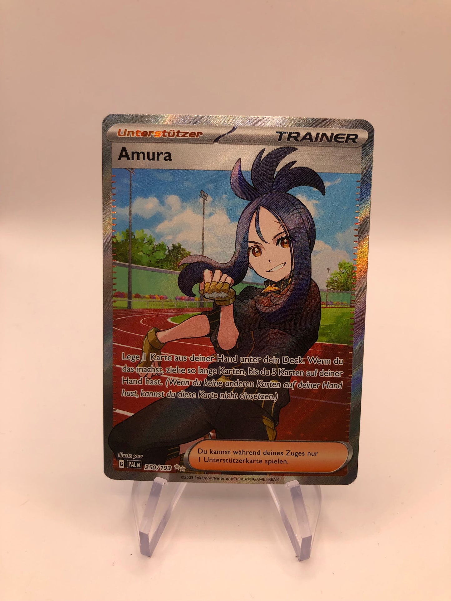 Pokemon Karte Trainer Amura 250/193 Deutsch