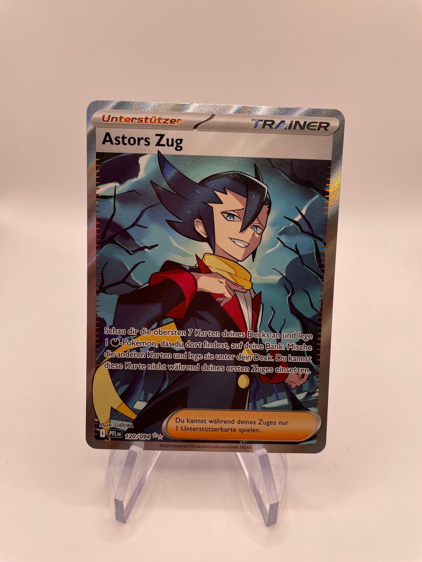 Pokemon Karte Trainer Astors Zug 120/94 Deutsch