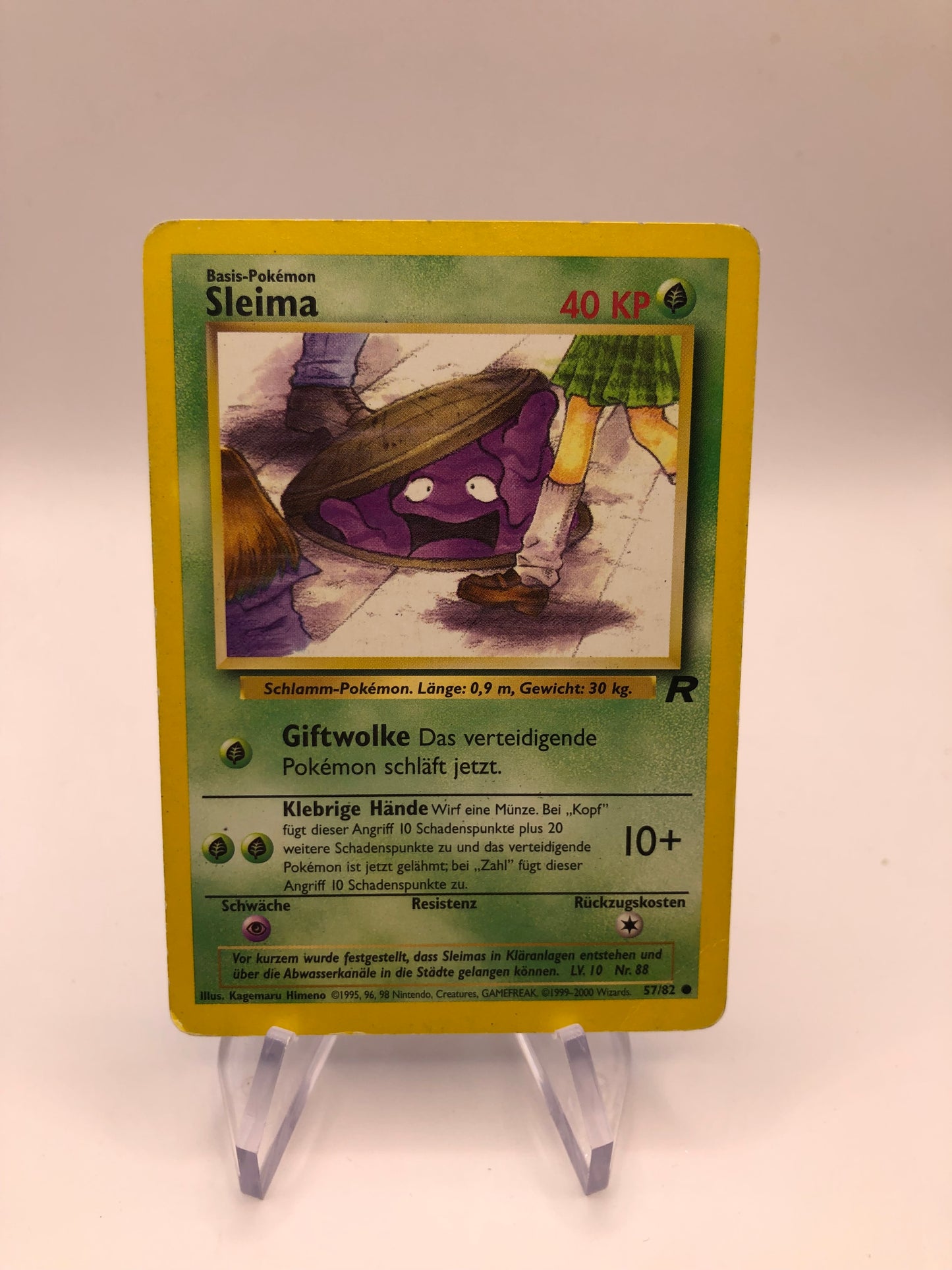 Pokemon Karte Sleima 57/82 Rocket Deutsch