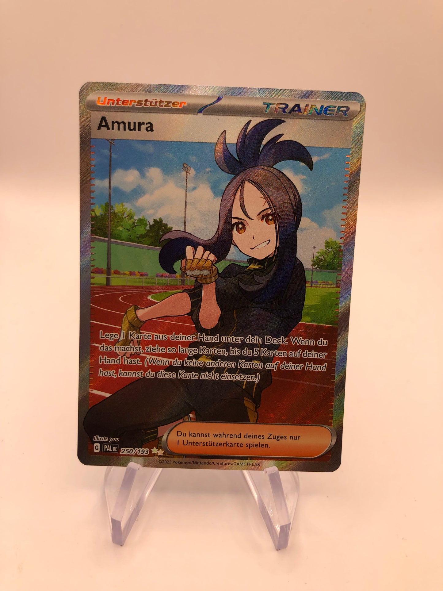 Pokemon Karte Trainer Amura 250/193 Deutsch