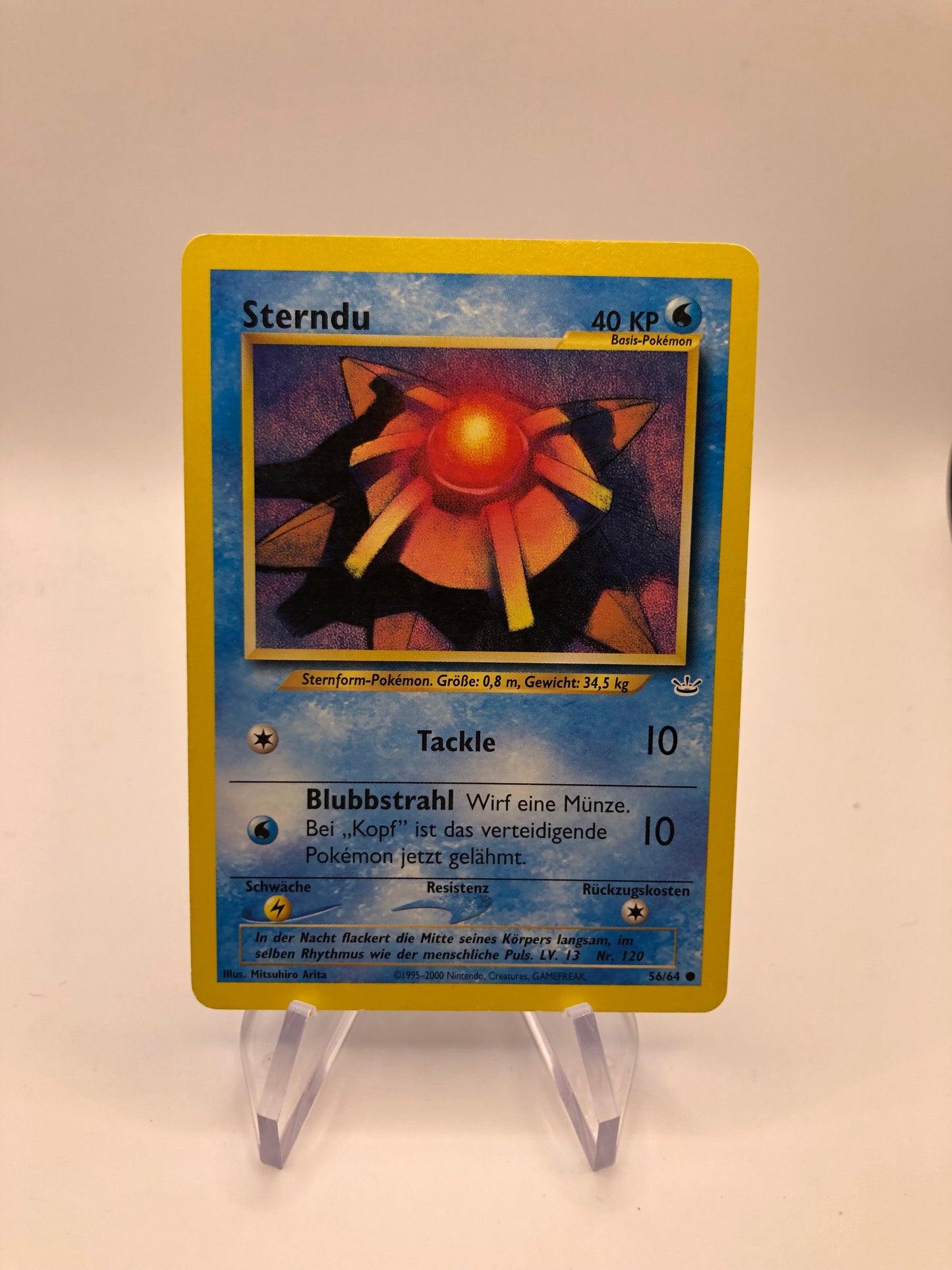 Pokemon Karte Neo Revolution Sterndu 56/64 Deutsch