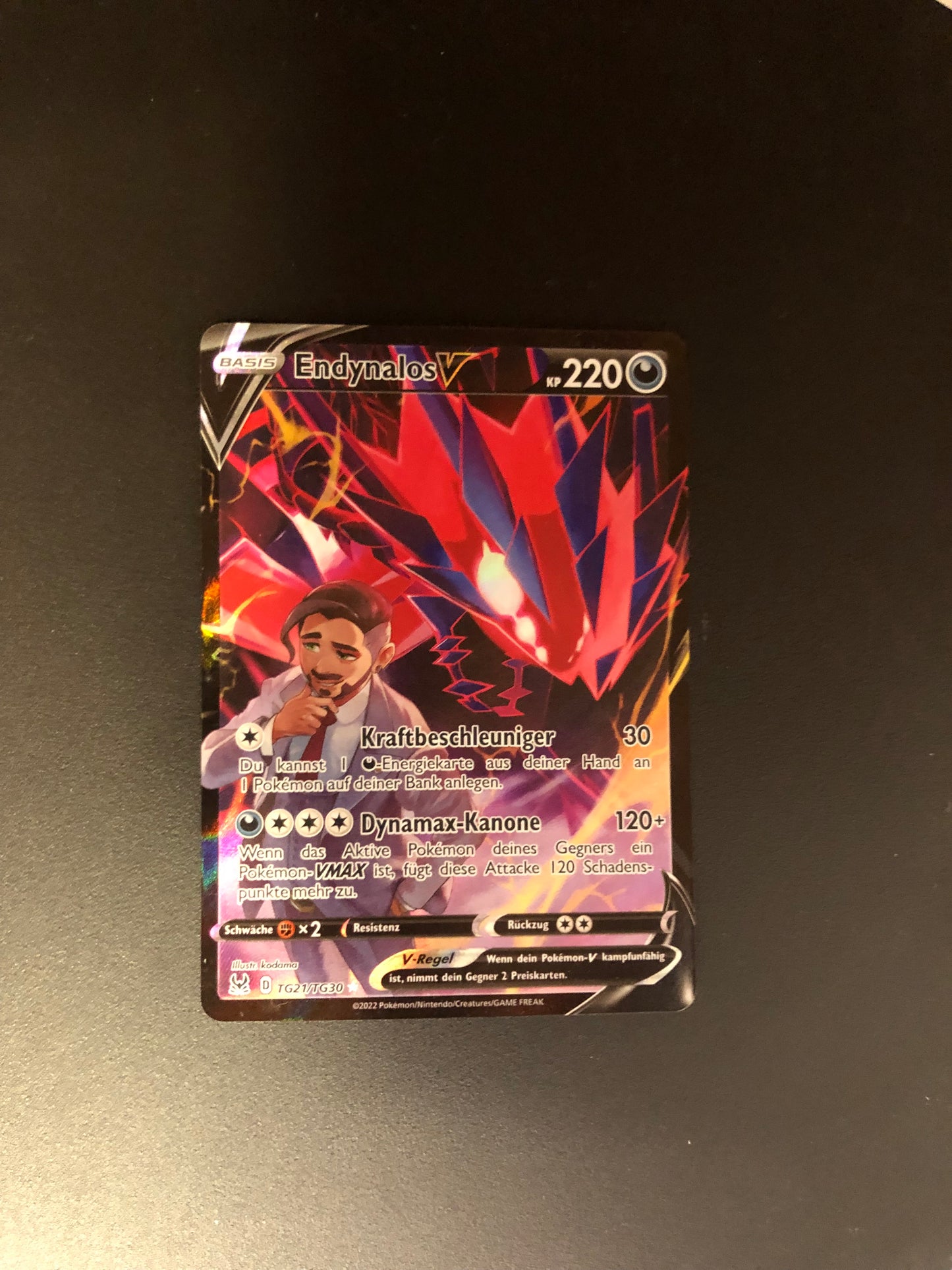 Pokemon Karten V Alt-Art Endynalos Tg21/Tg30 Deutscg
