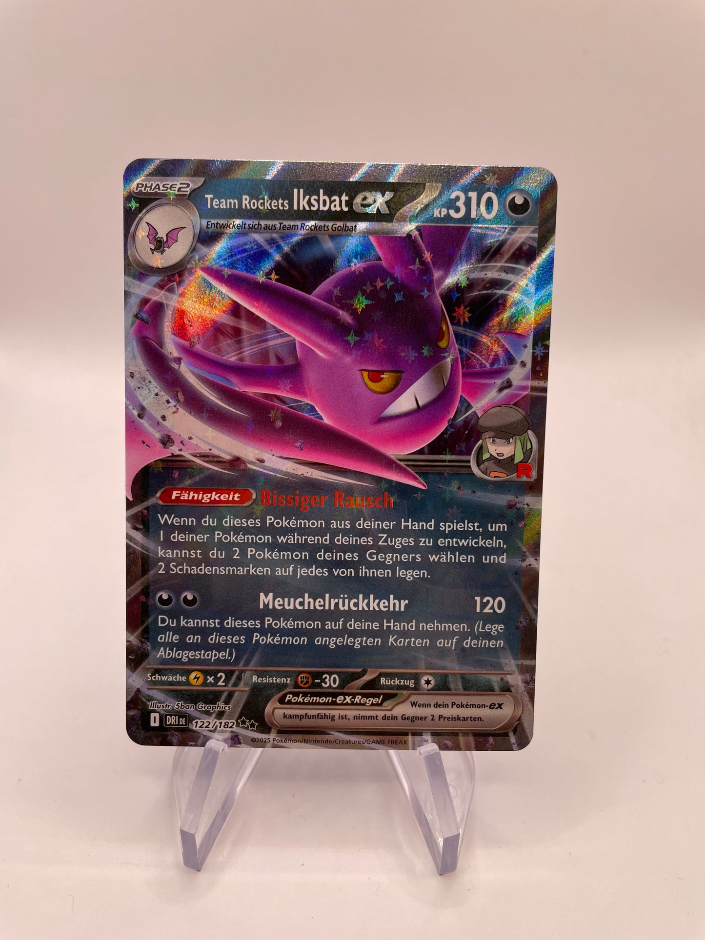 Pokemon Karte Iksbat ex 122/182 Deutsch