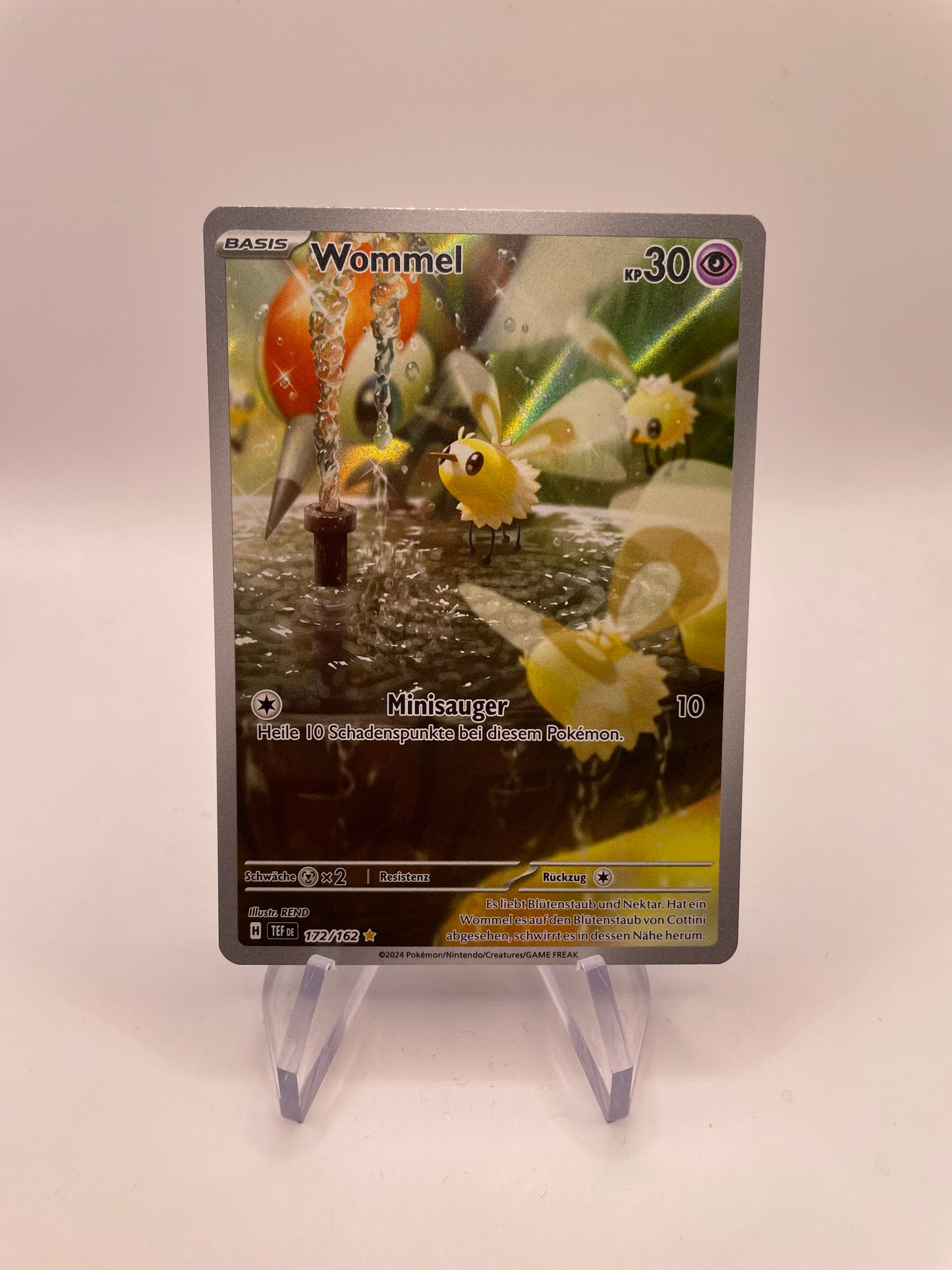 Pokemon Karte Art-Rare Wommel 172/162 Deutsch