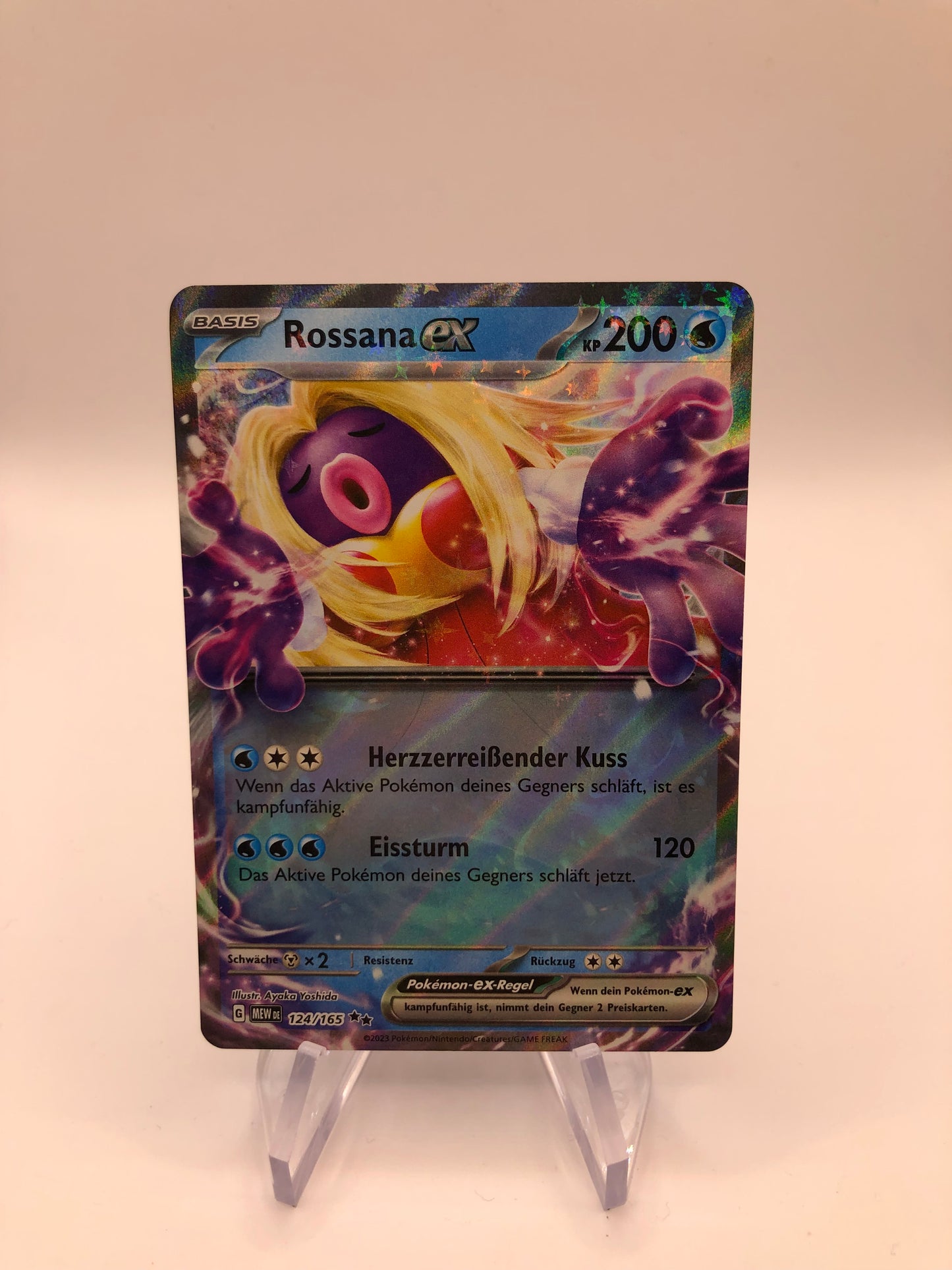 Pokemon Karte Ex Rossana 124/165 Deutsch