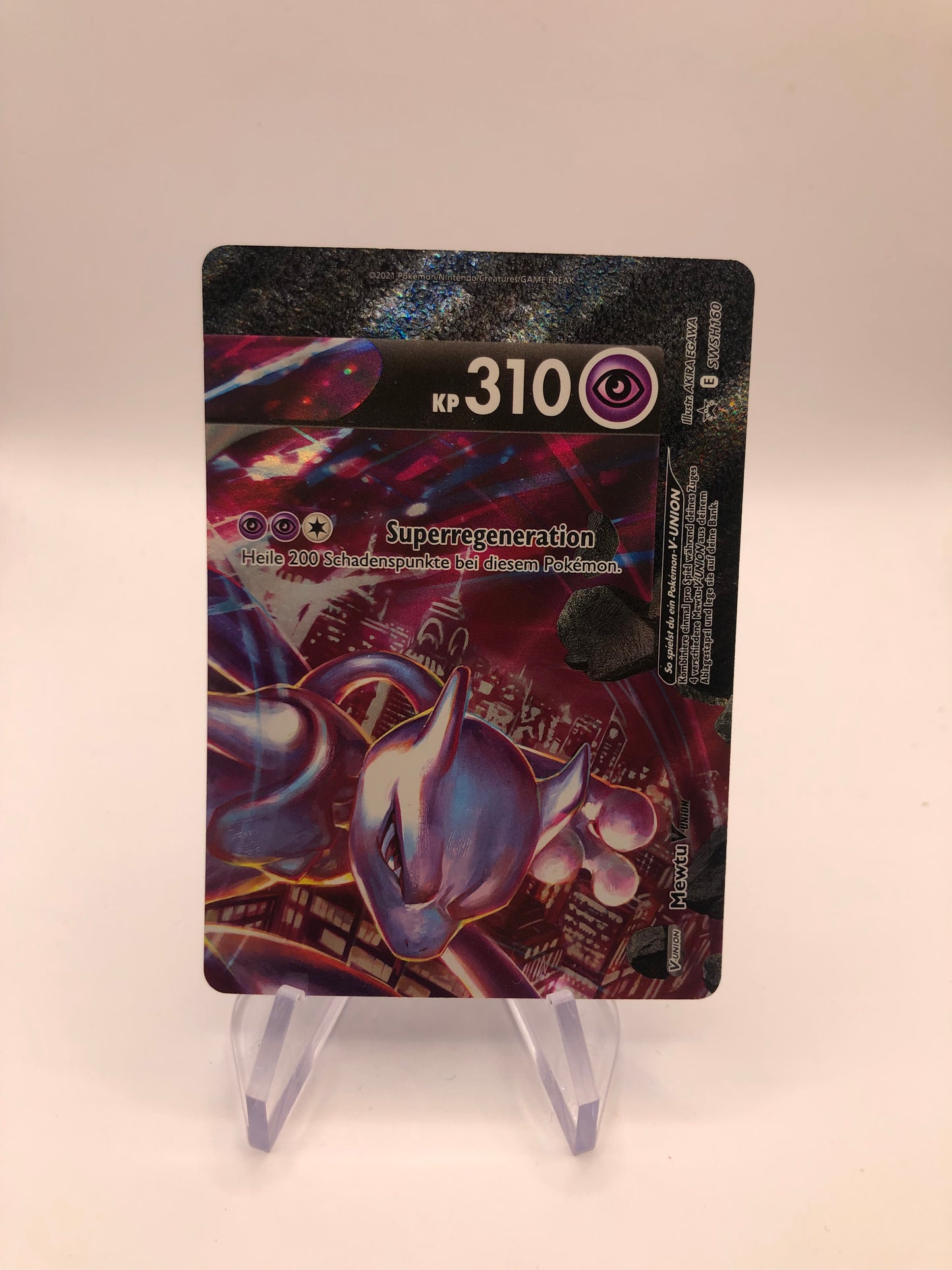 Pokemon Karte Promo Mewtu SWSH160 Deutsch