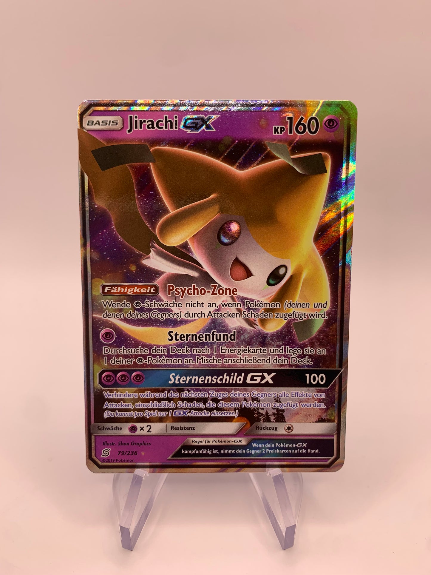 Pokemon Karte Gx Jirachi 79/236 Deutsch