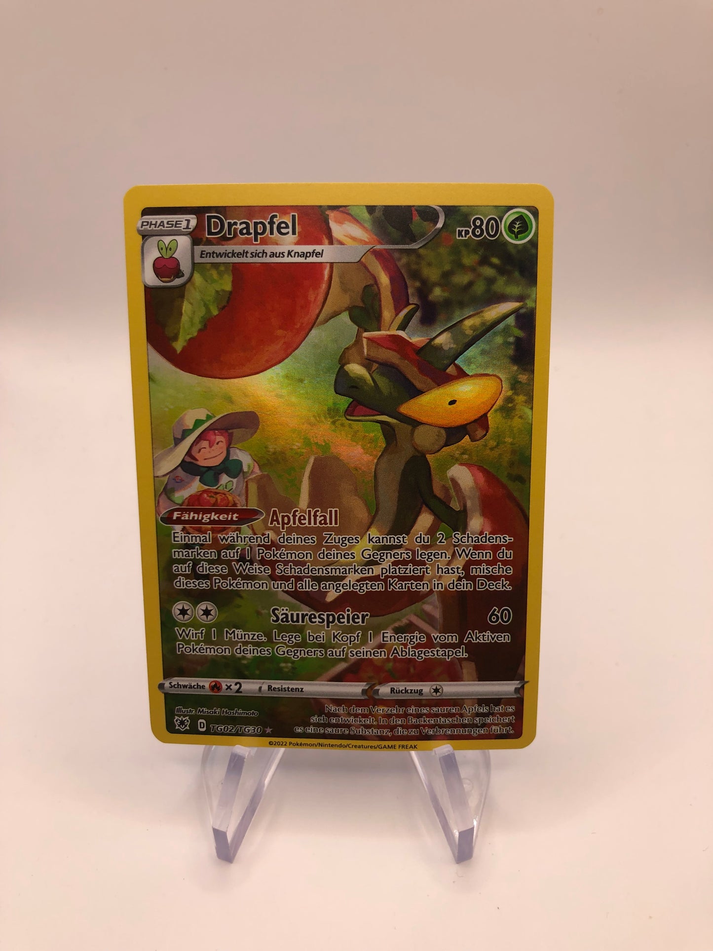 Pokemon Karte Art-Rare Drapfel TG02/TG30 Deutsch