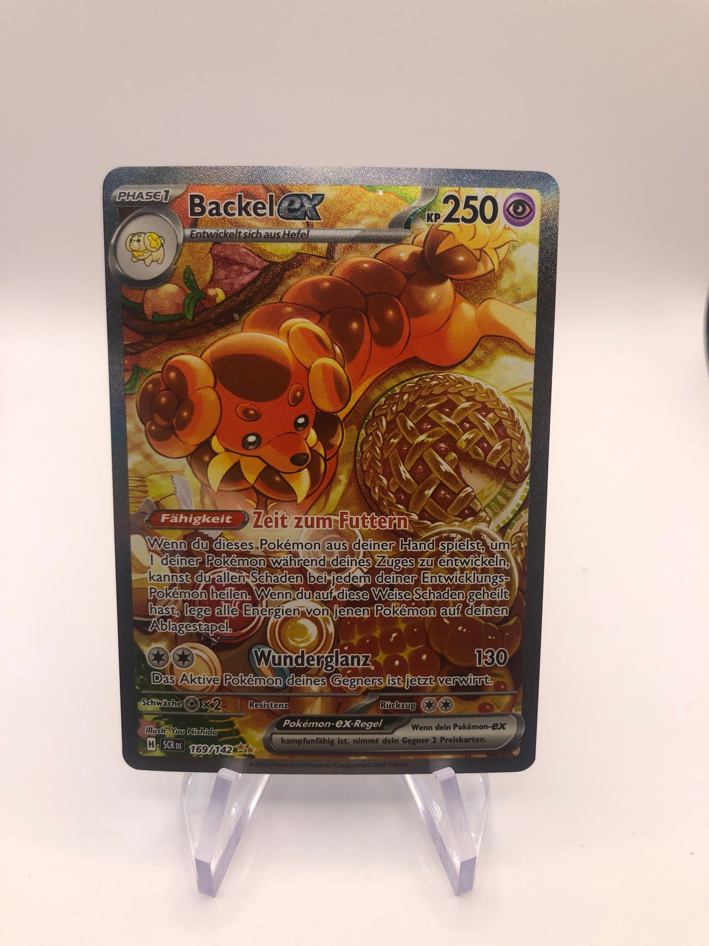 Pokemon Karte Ex Alt Art Backel 169/142 Deutsch