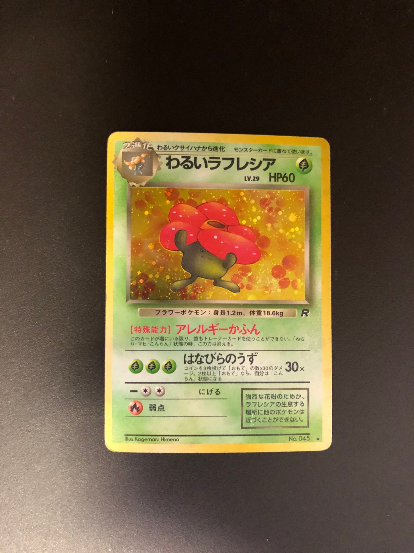 Pokemon Karte Holo Giflor No.45 Japanisch