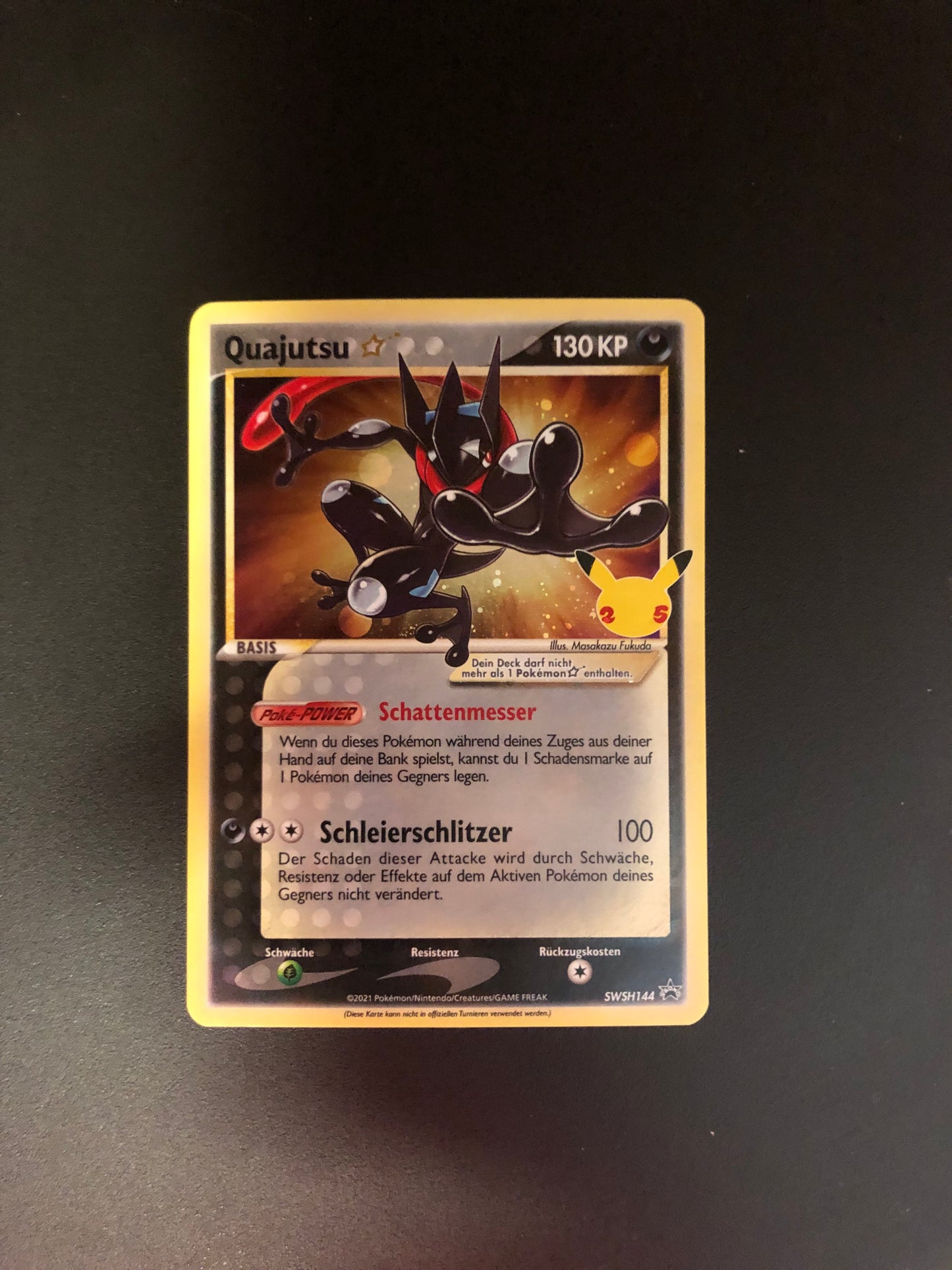 Pokemon Karte Celebration Promo Quajutsu SWSH144 Deutsch