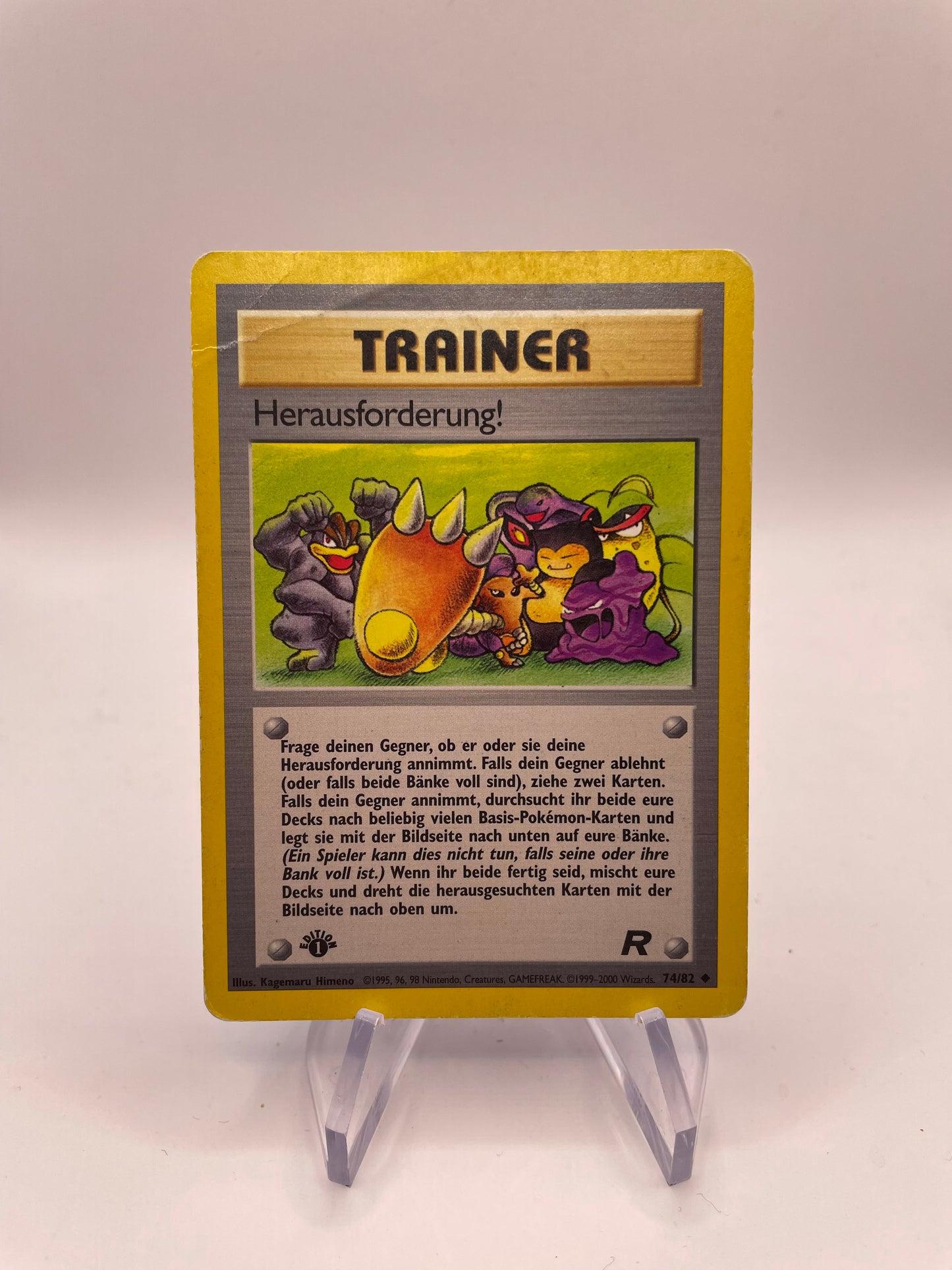 Pokemon Karte Rocket Trainer Herausfoderung 74/82 Deutsch