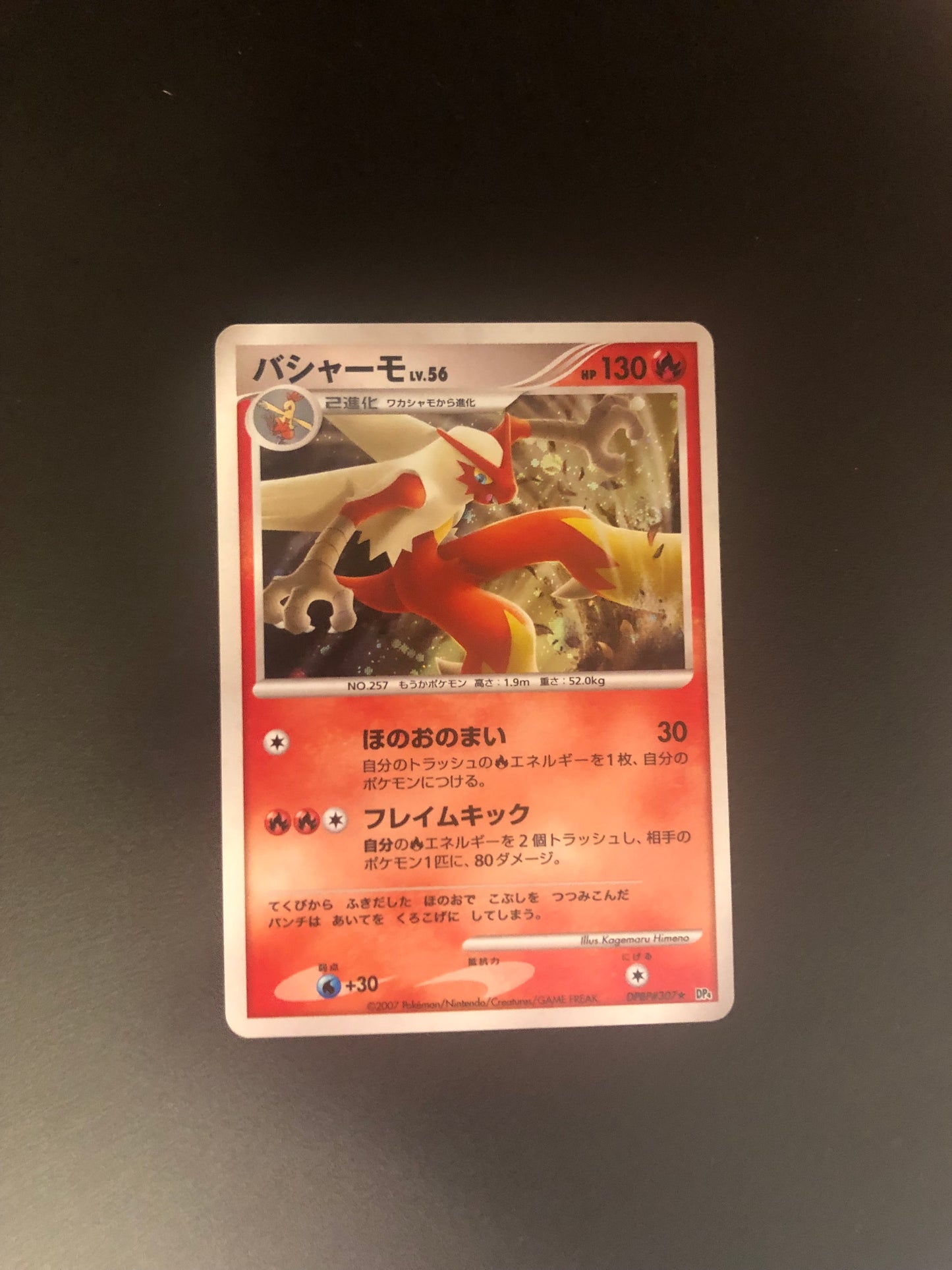 Pokemon Karten Holo Lohgock DPBP#307 Japanisch
