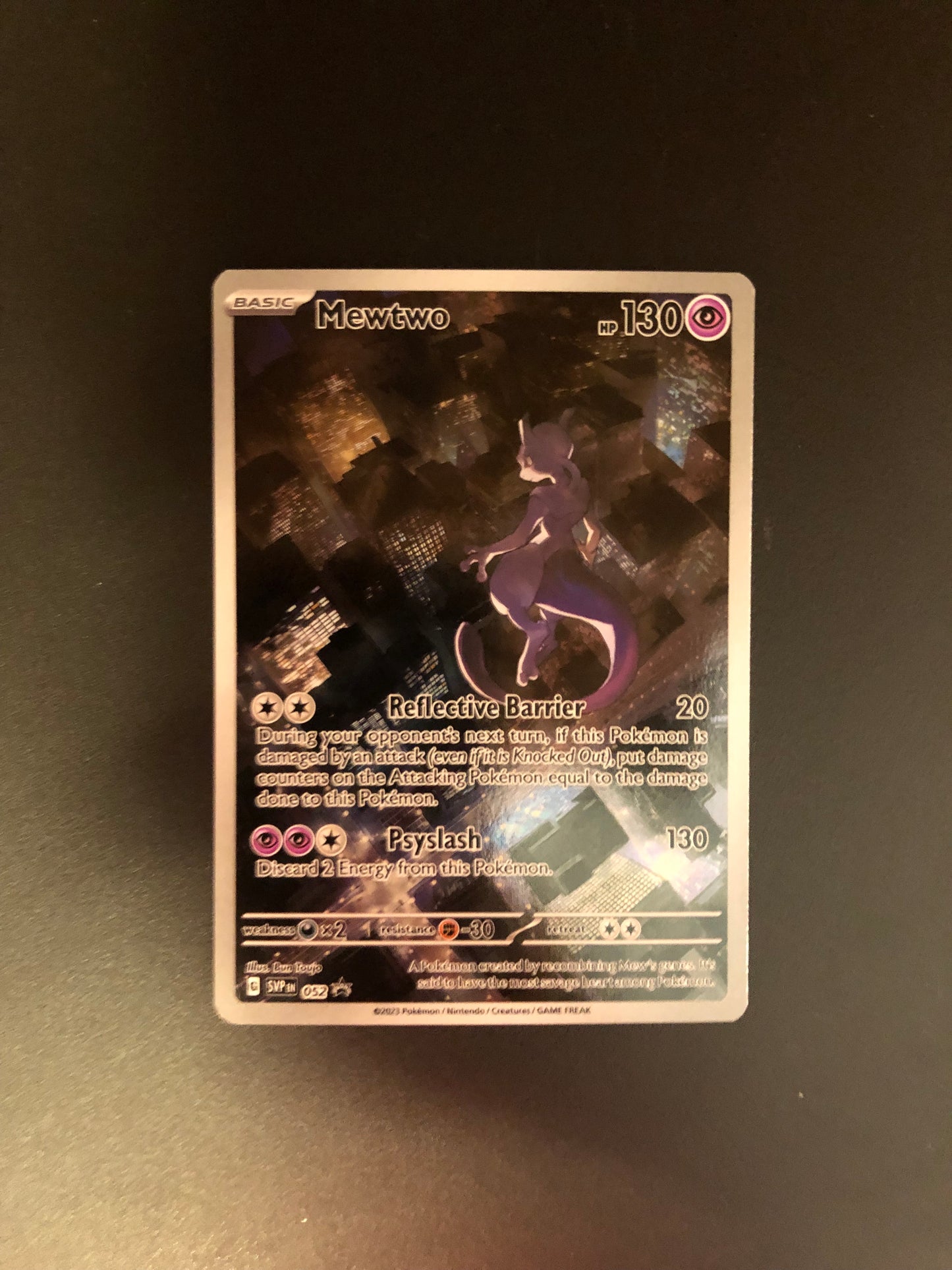 Pokemon Karte Art-Rare Promo Mewto 52 Englisch