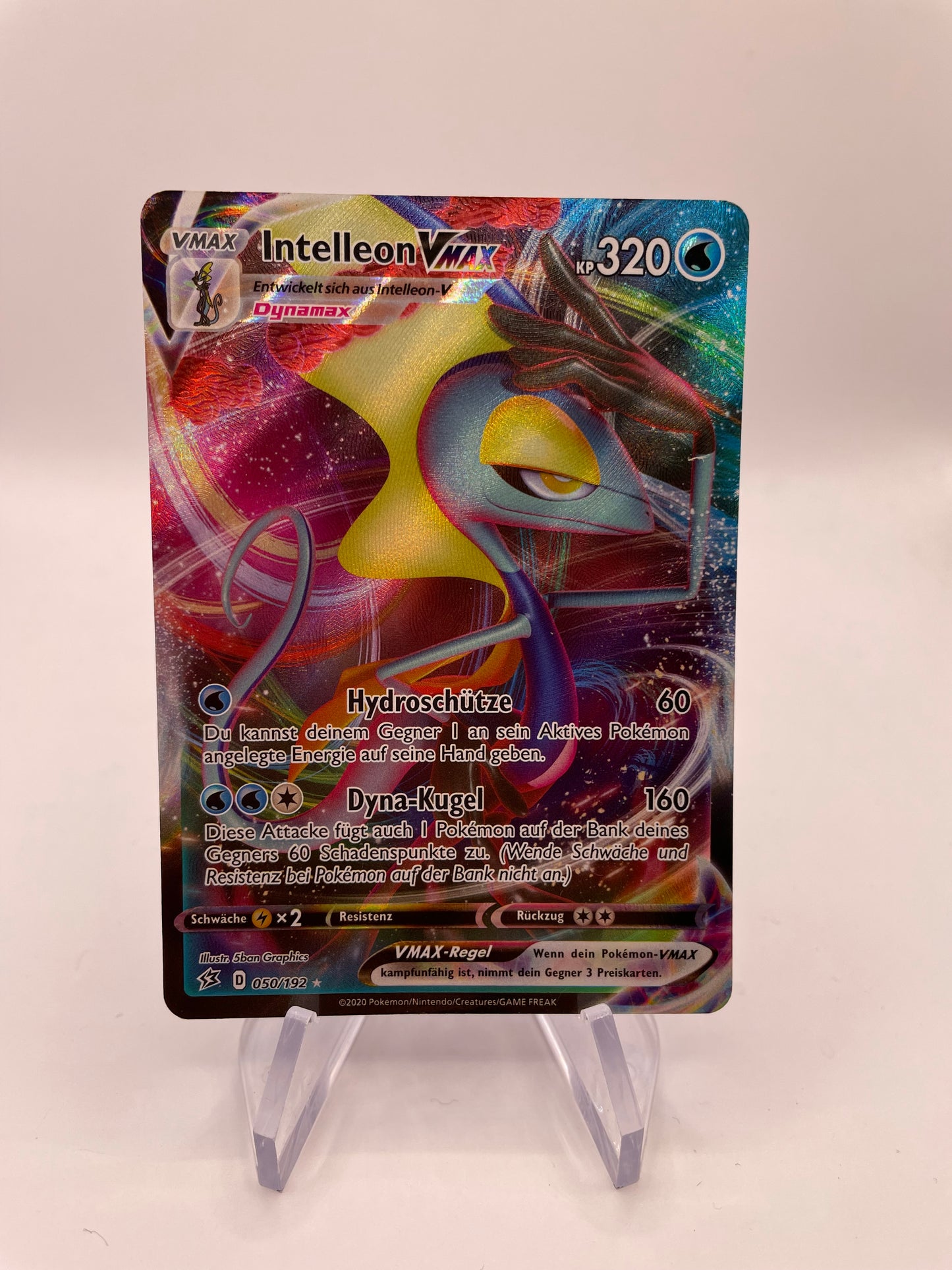 Pokemon Karte Vmax Intelleon 50/192 Deutsch