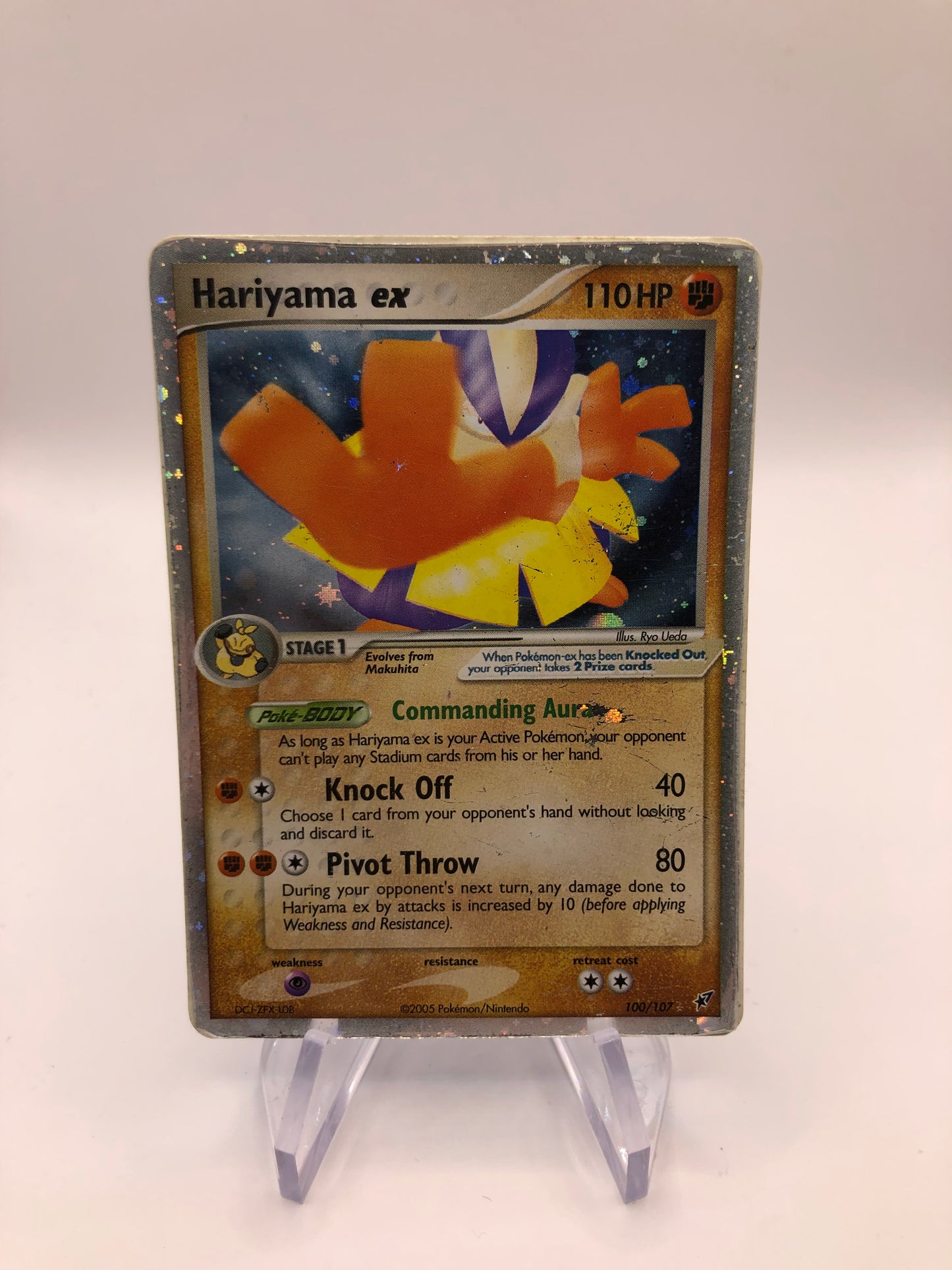 Pokemon Karte EX Hariyama 100/107 Englisch