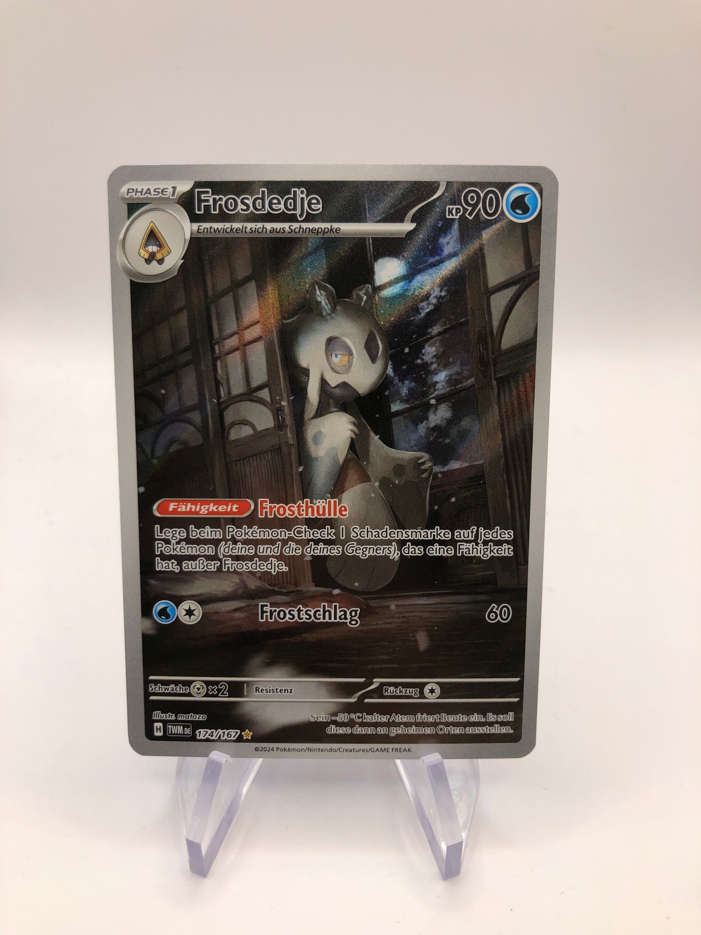 Pokemon Karte Art-Rare Frosdedje 174/167 Deutsch