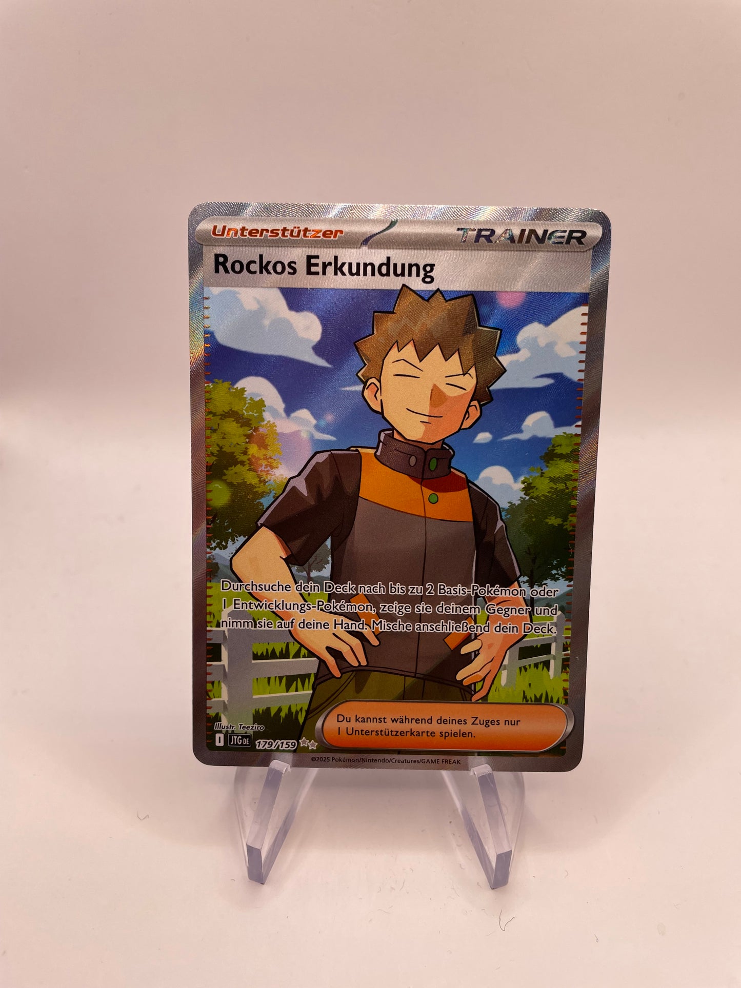 Pokemon Karte Trainer Rockos Erkundung 179/159 Deutsch