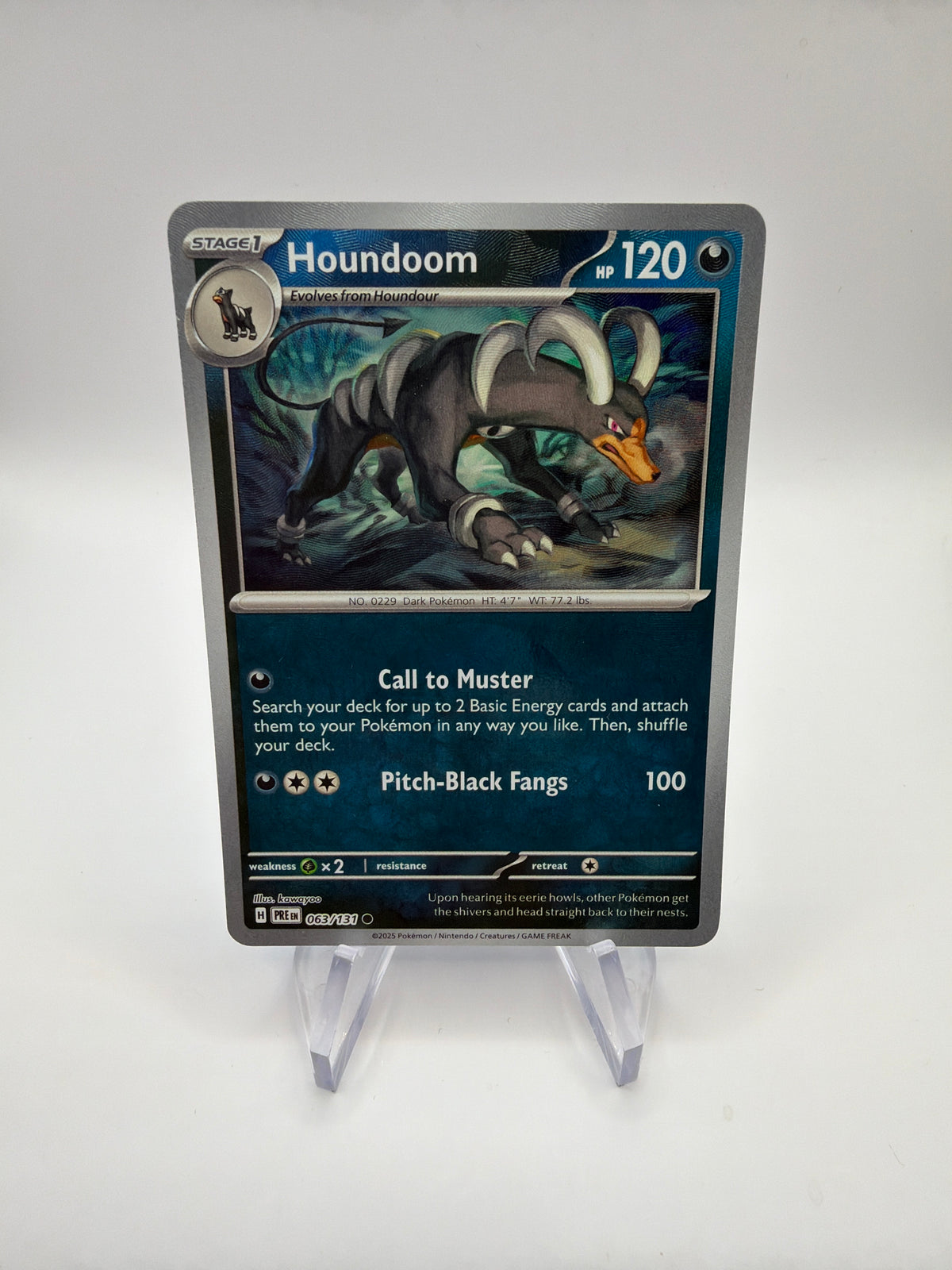 Pokemon Karte Houndoom 63/131 Englisch