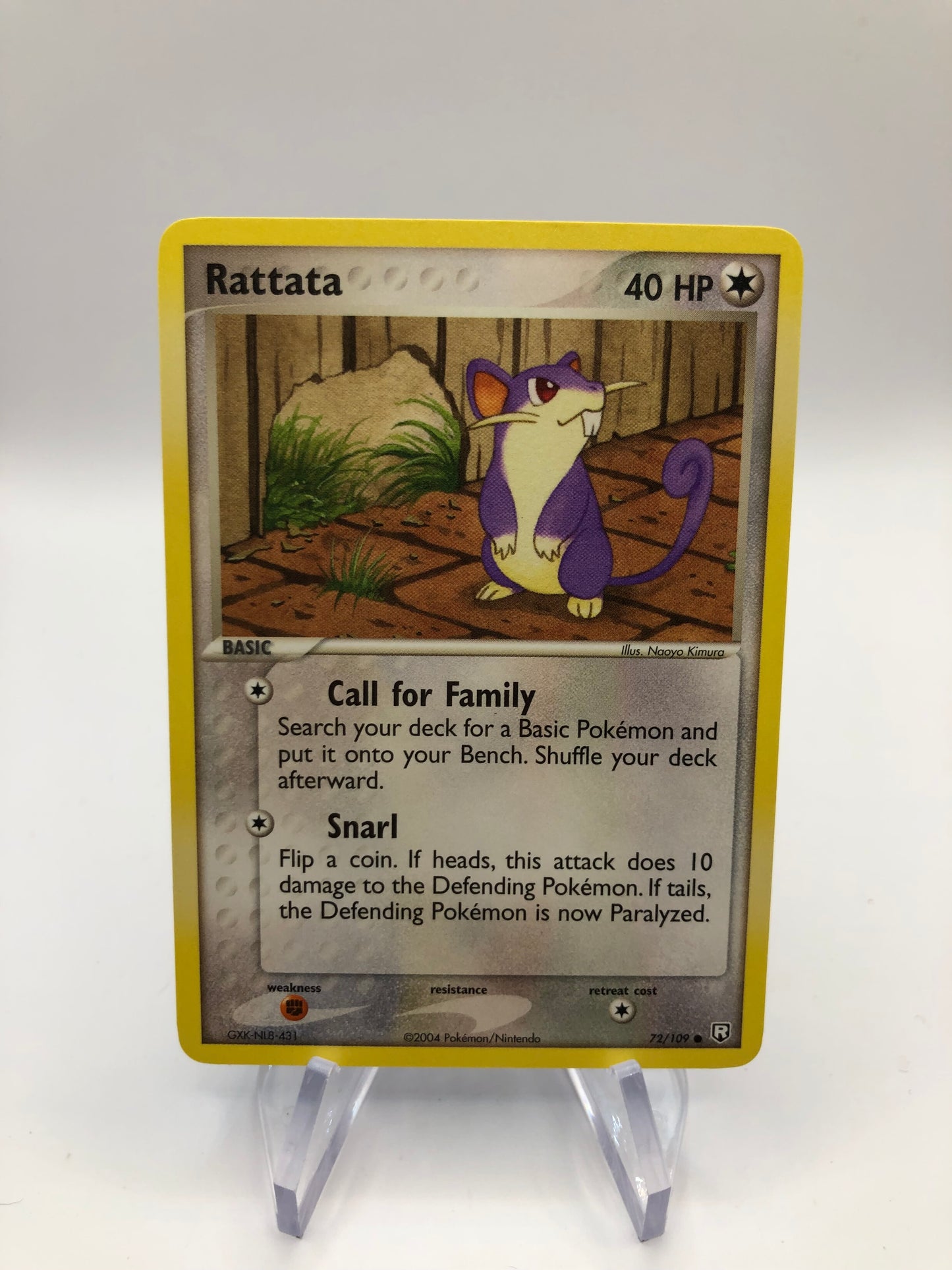 Pokemon Karten Rattata 72/109 Englisch
