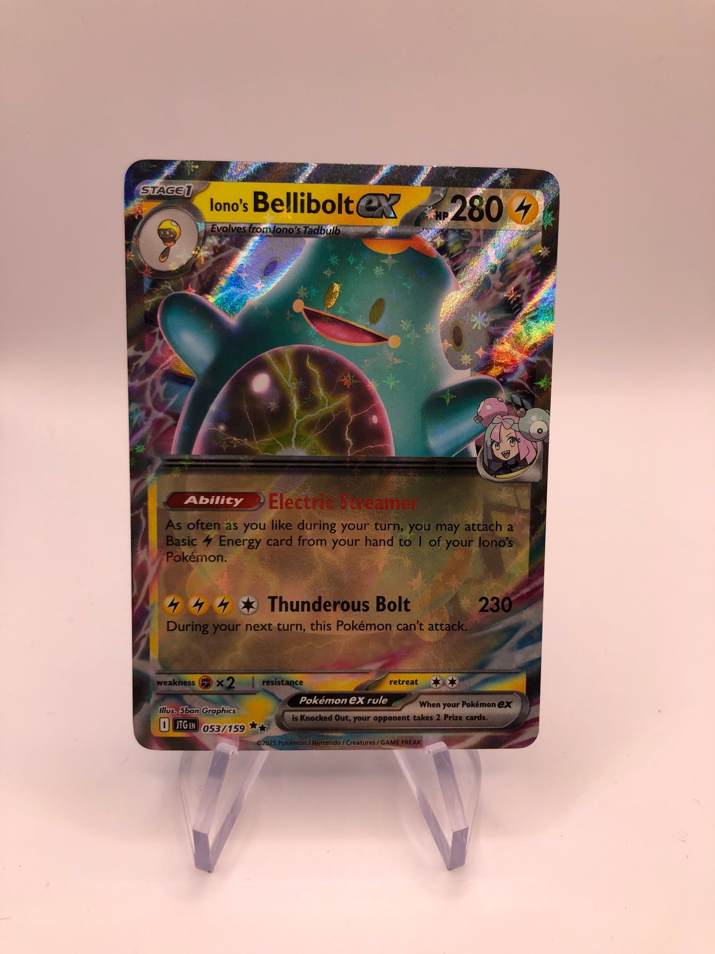 Pokemon Karte Ex Bellibolt 53/159 Englisch