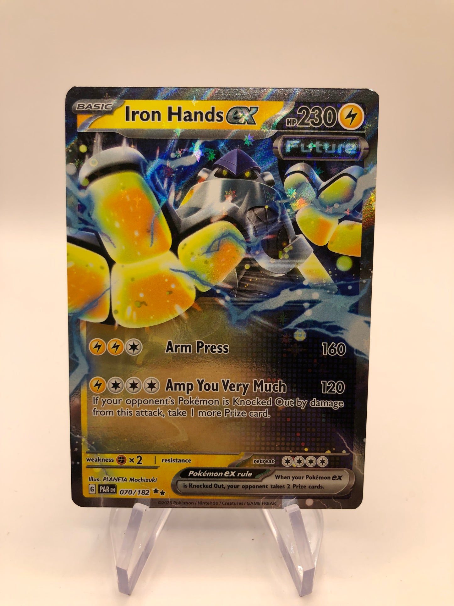 Pokemon Karte Ex Eisenhand 70/182 Englisch