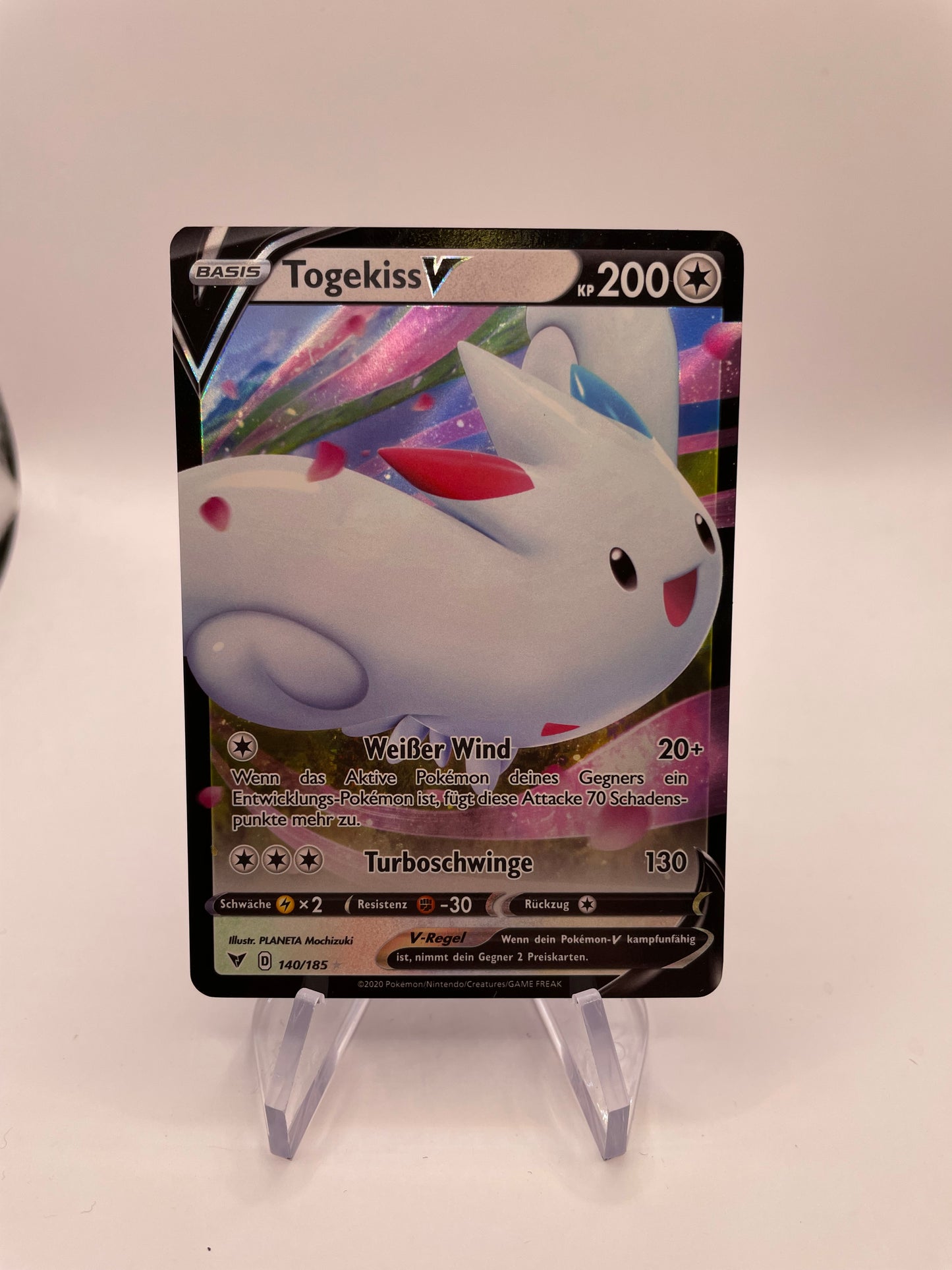 Pokémon Karte V Togekiss 140/185 Deutsch