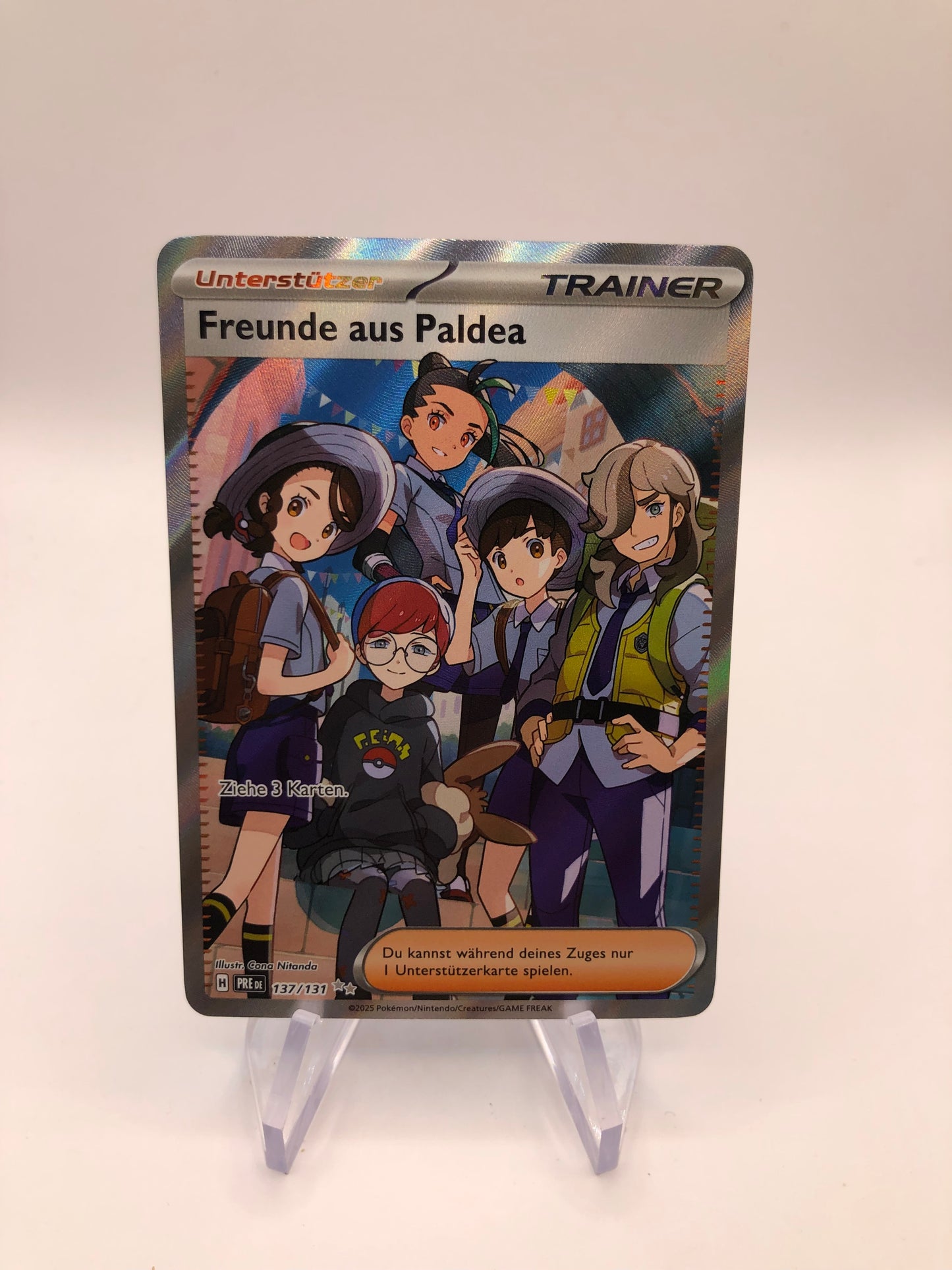 Pokemon Karte Trainer Freunde aus Paldea 137/131 Deutsch