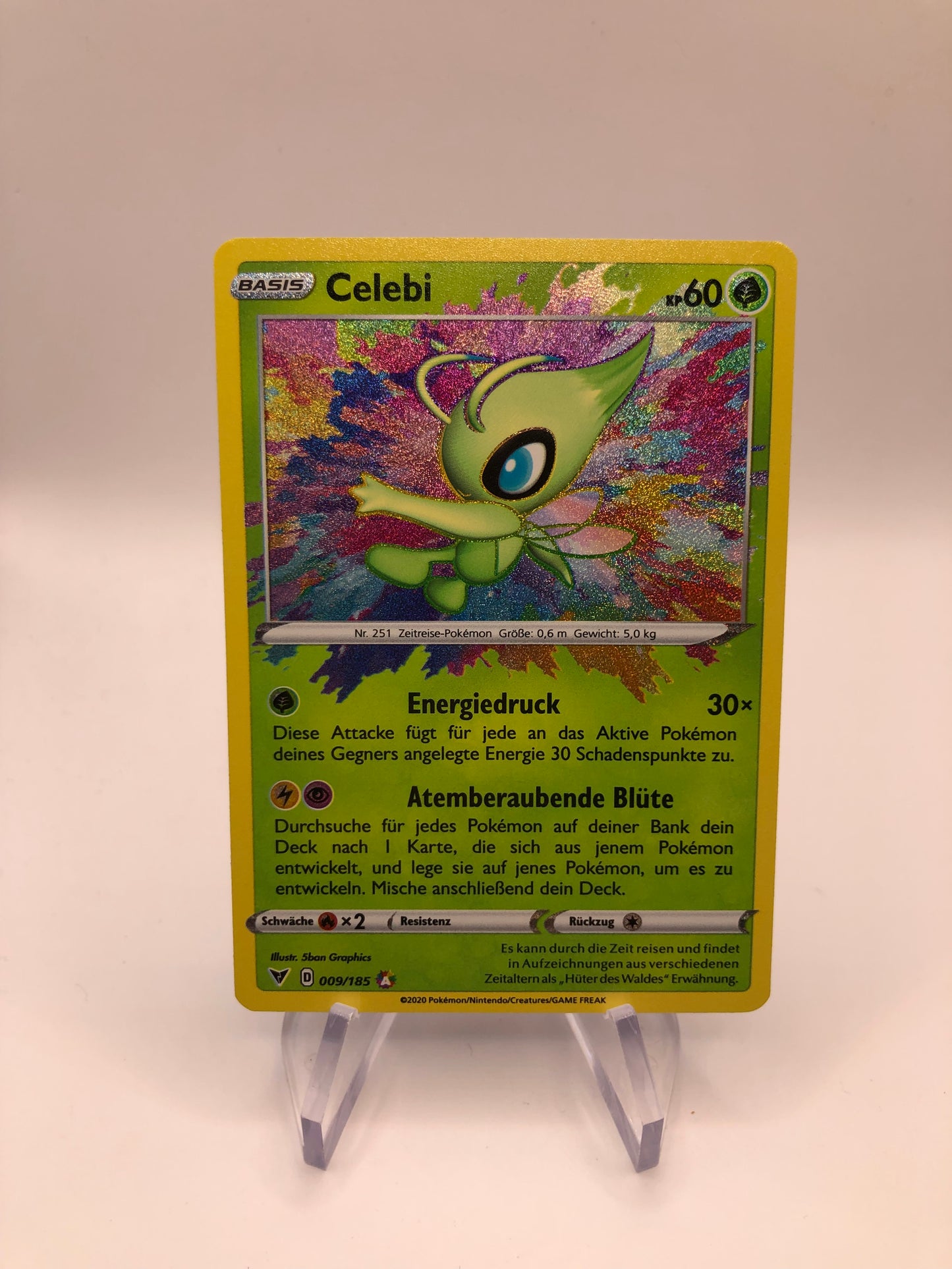 Pokemon Karte Amazing Rare Celebi 9/185 Deutsch