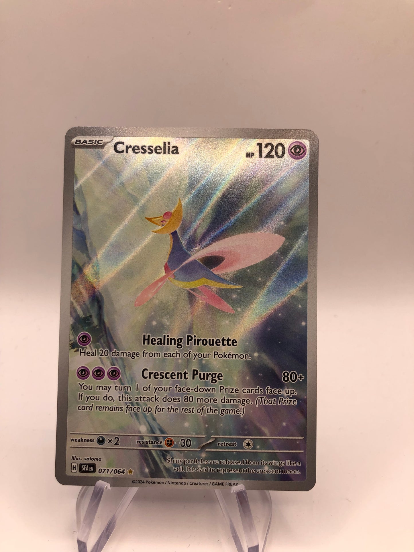 Pokemon Karte Art-Rare Cresselia 71/64 Englisch
