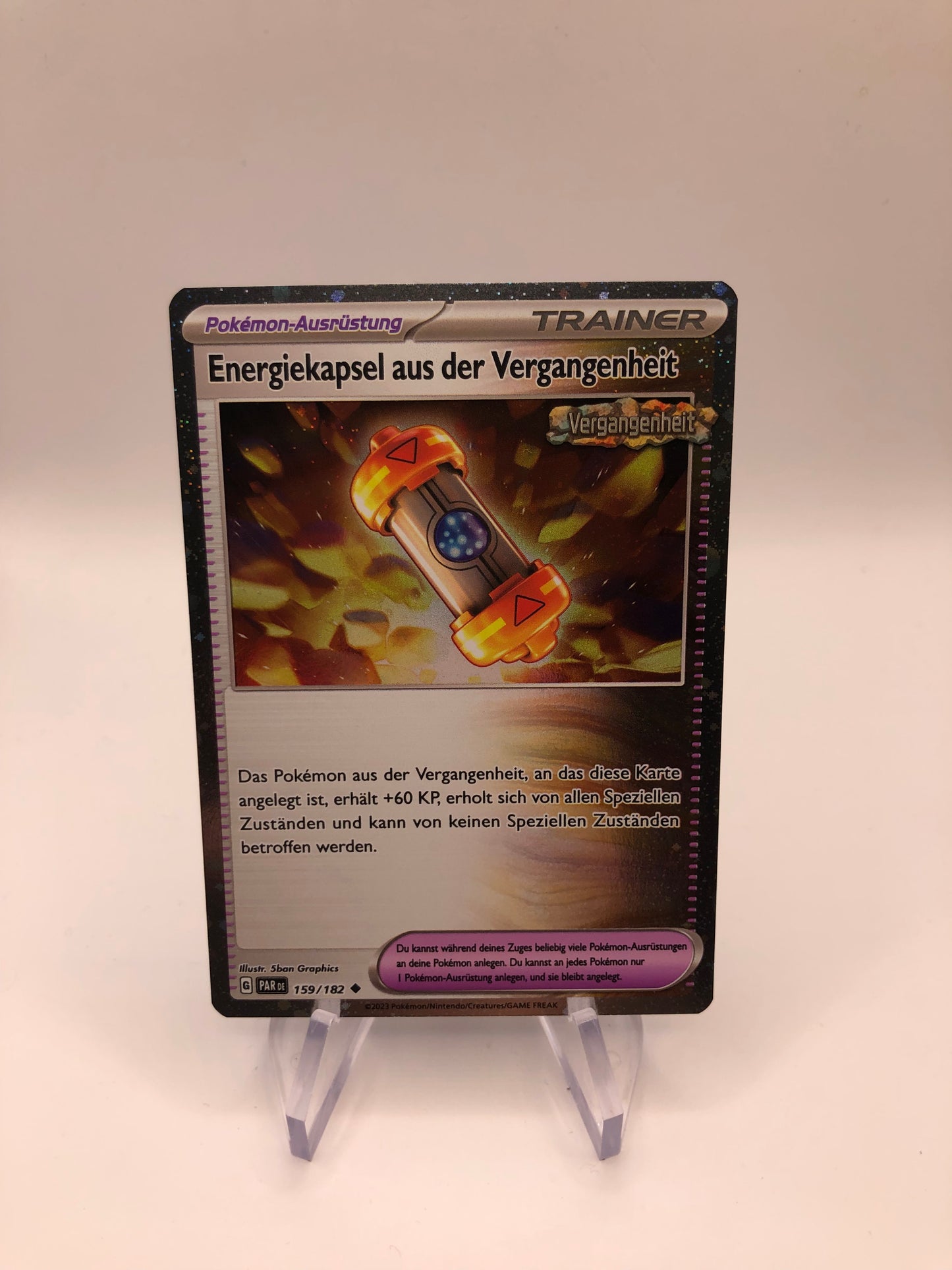 Pokemon Karte Trainer Energiekapsel aus der Vergangenheit 159/182 Deutsch