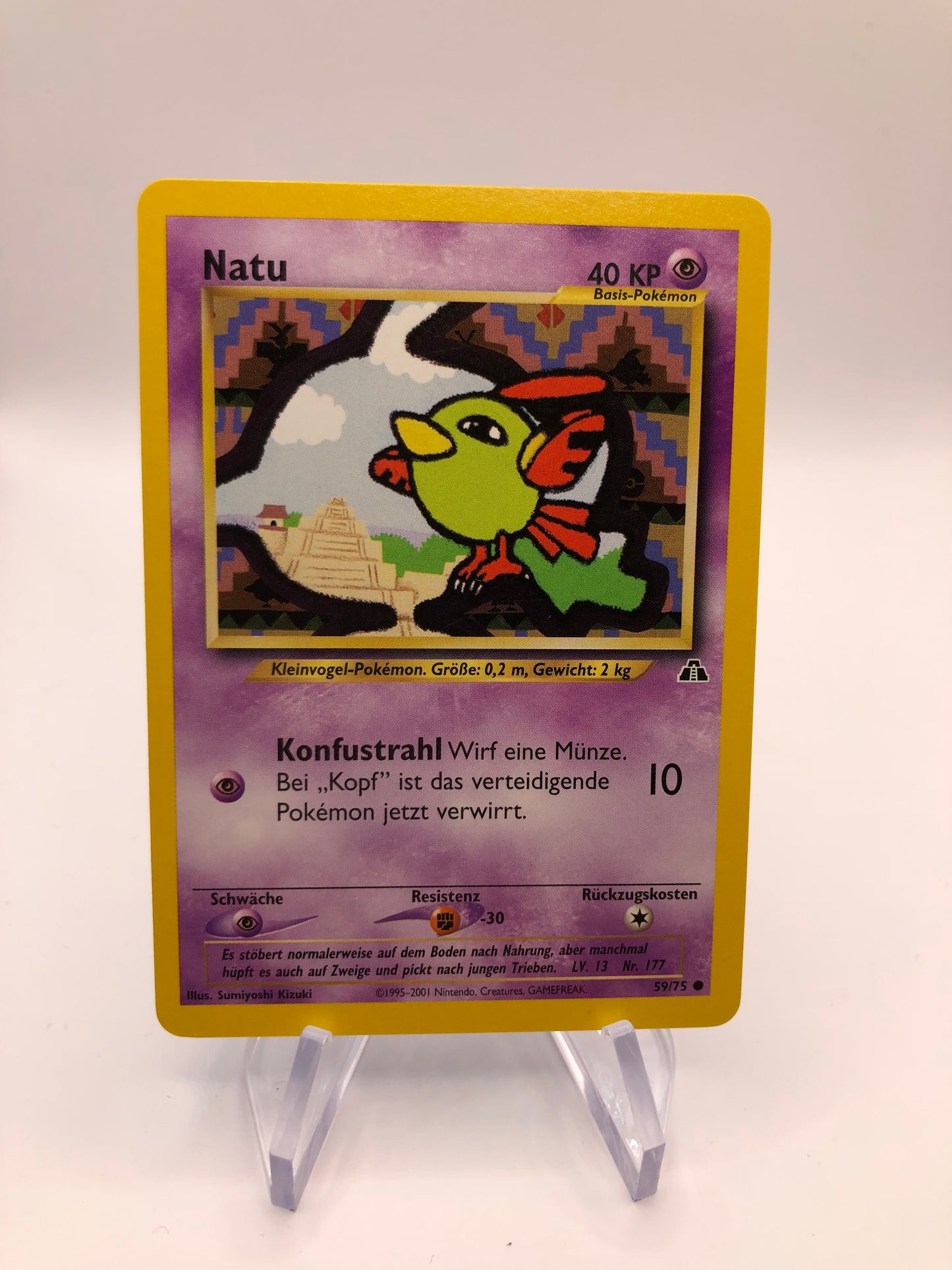 Pokemon Karte Neo Discovery Natu 59/75 Deutsch