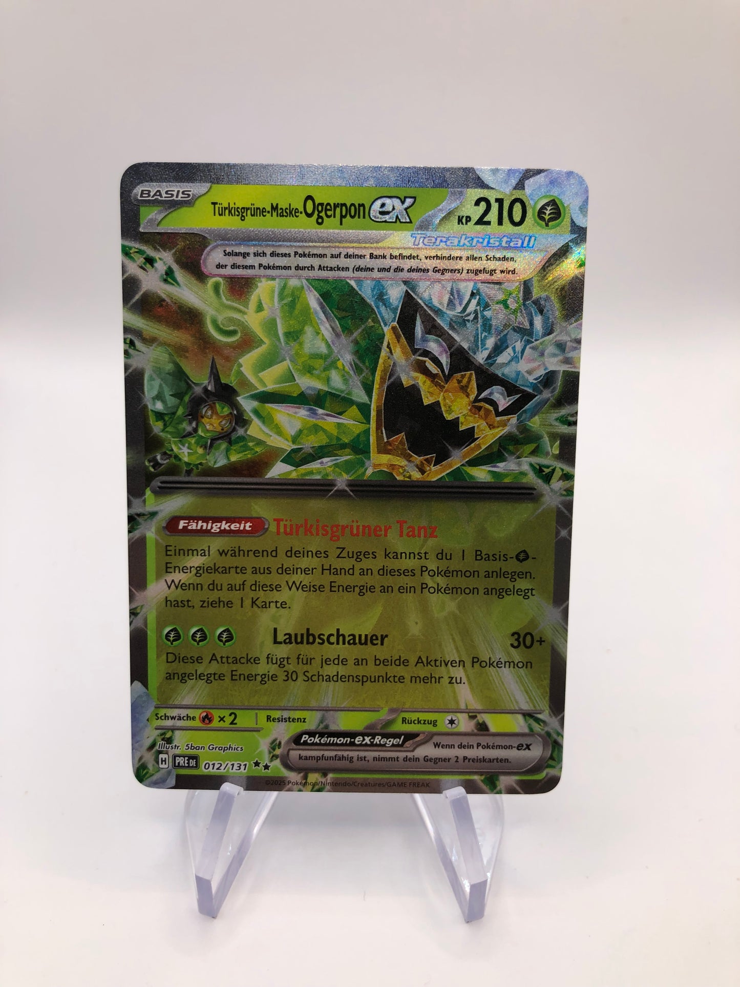 Pokemon Karte Ex Ogerpon 12/131 Deutsch