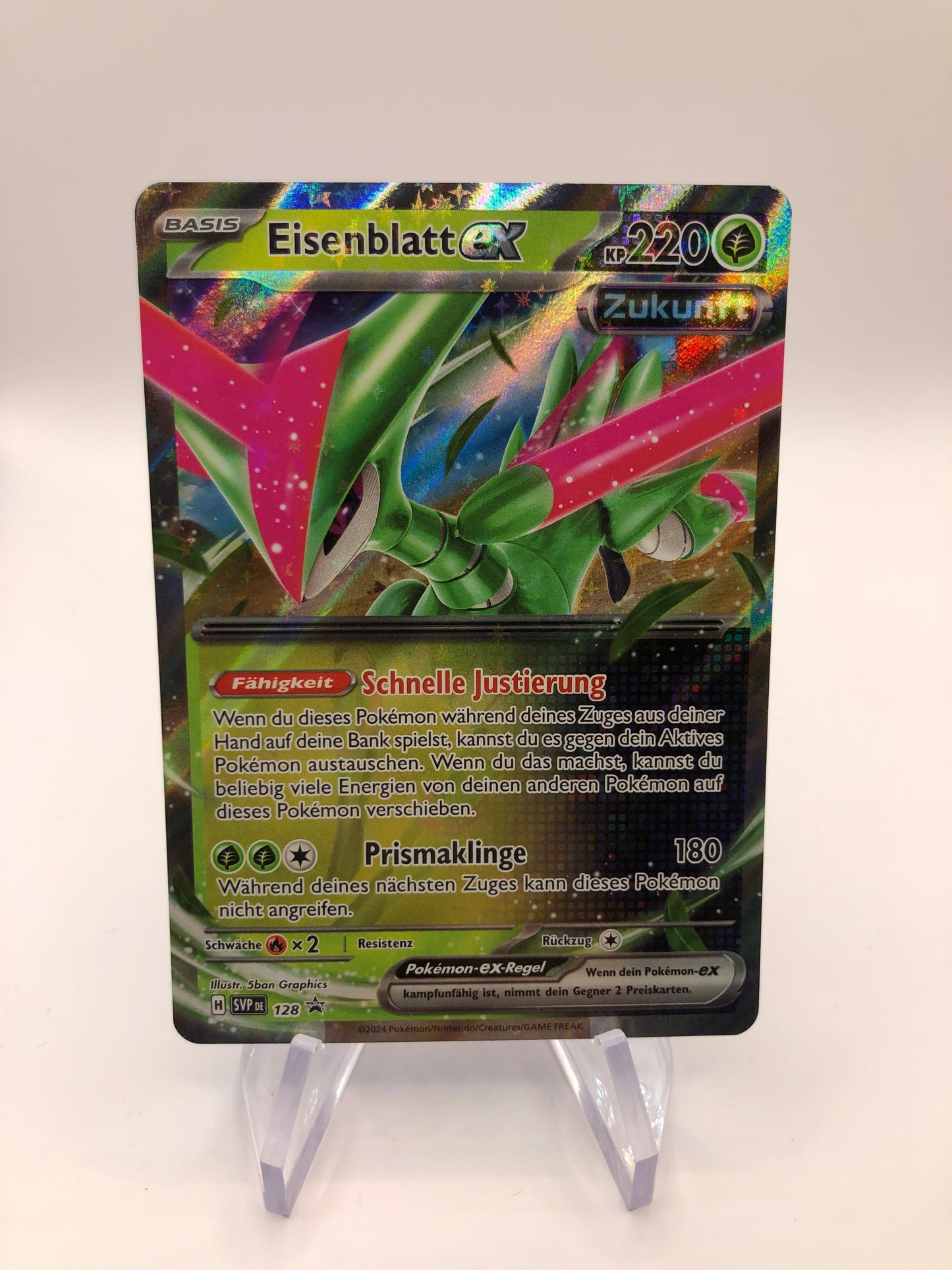 Pokemon Karte Ex Promo Eisenblatt 128 Deutsch