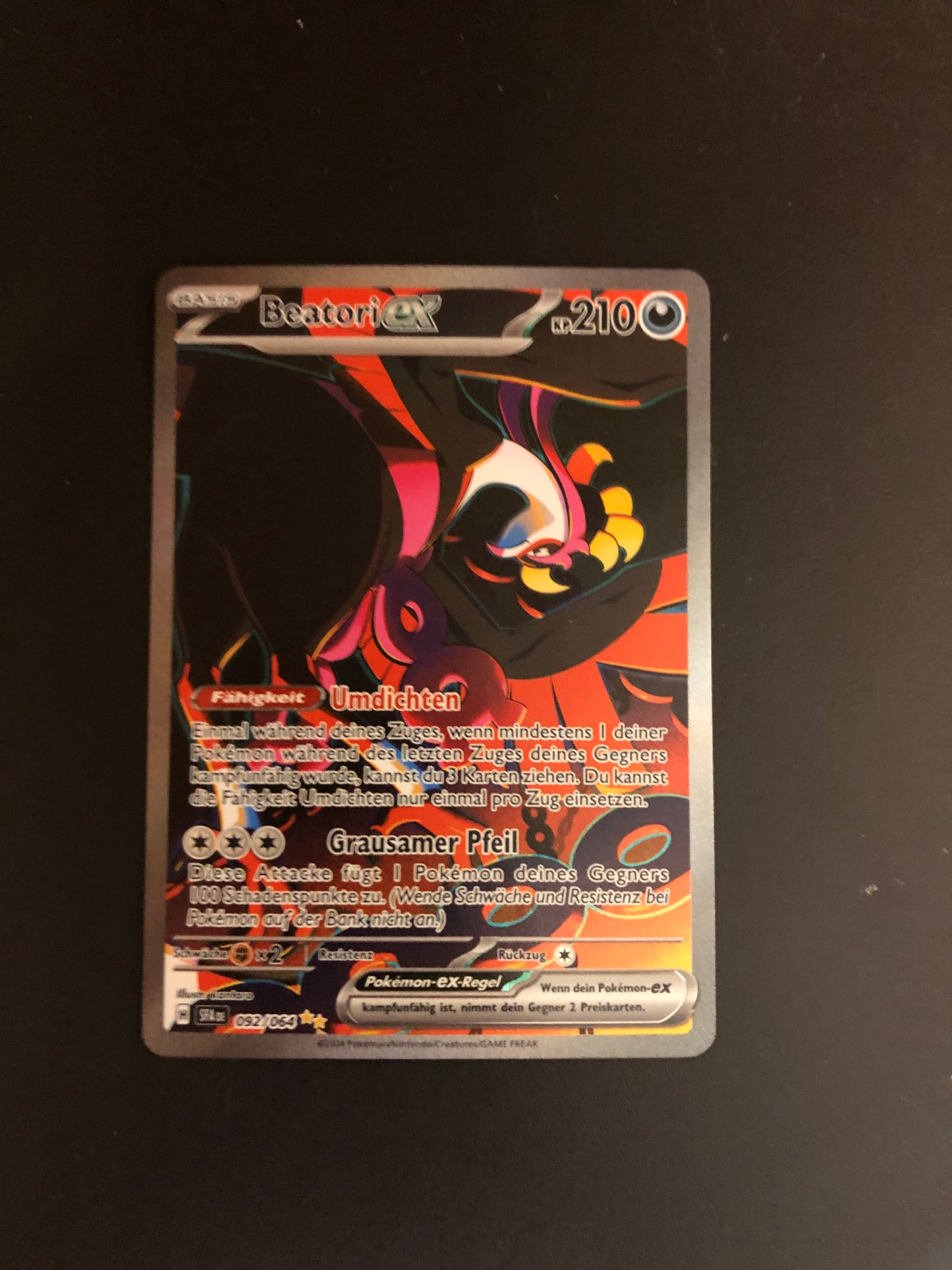 Pokemon Karte EX Beatori 92/64 Deutsch