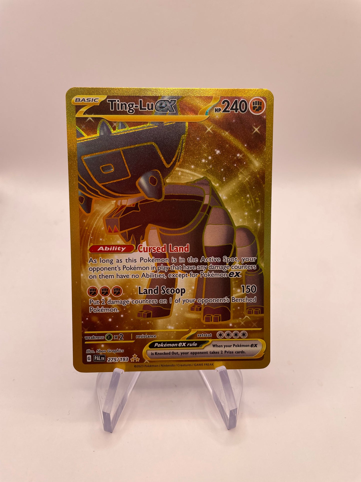Pokemon Karte Ex Ting Lu 275/193 Englisch