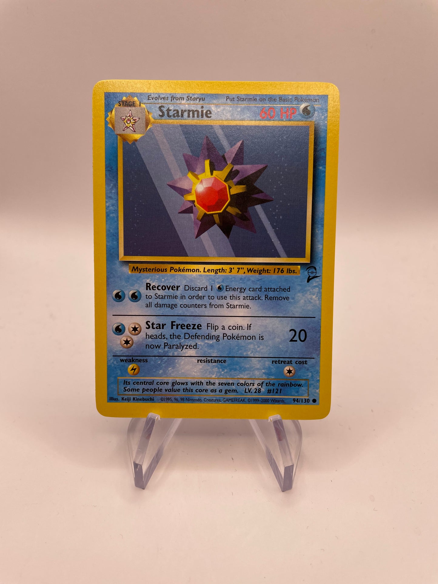 Pokemon Karte Base Set 2 Starmie 94/130 Englisch